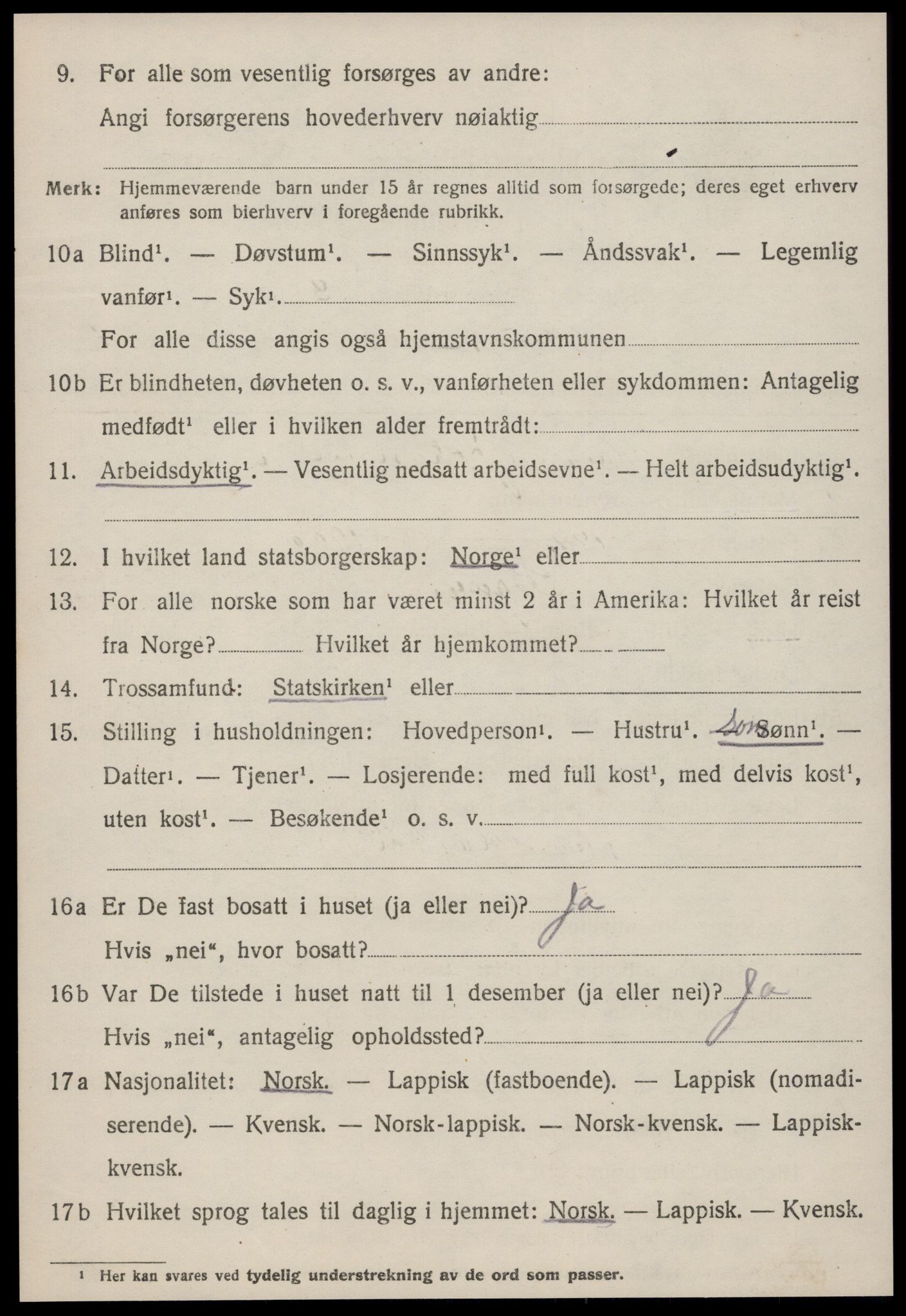 SAT, Folketelling 1920 for 1627 Bjugn herred, 1920, s. 572