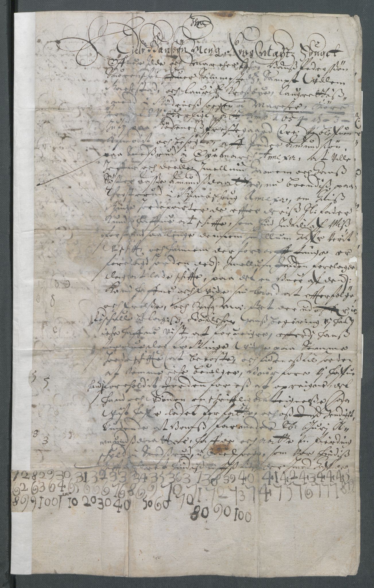 Riksarkivets diplomsamling, AV/RA-EA-5965/F02/L0166: Dokumenter, 1654-1656, s. 44