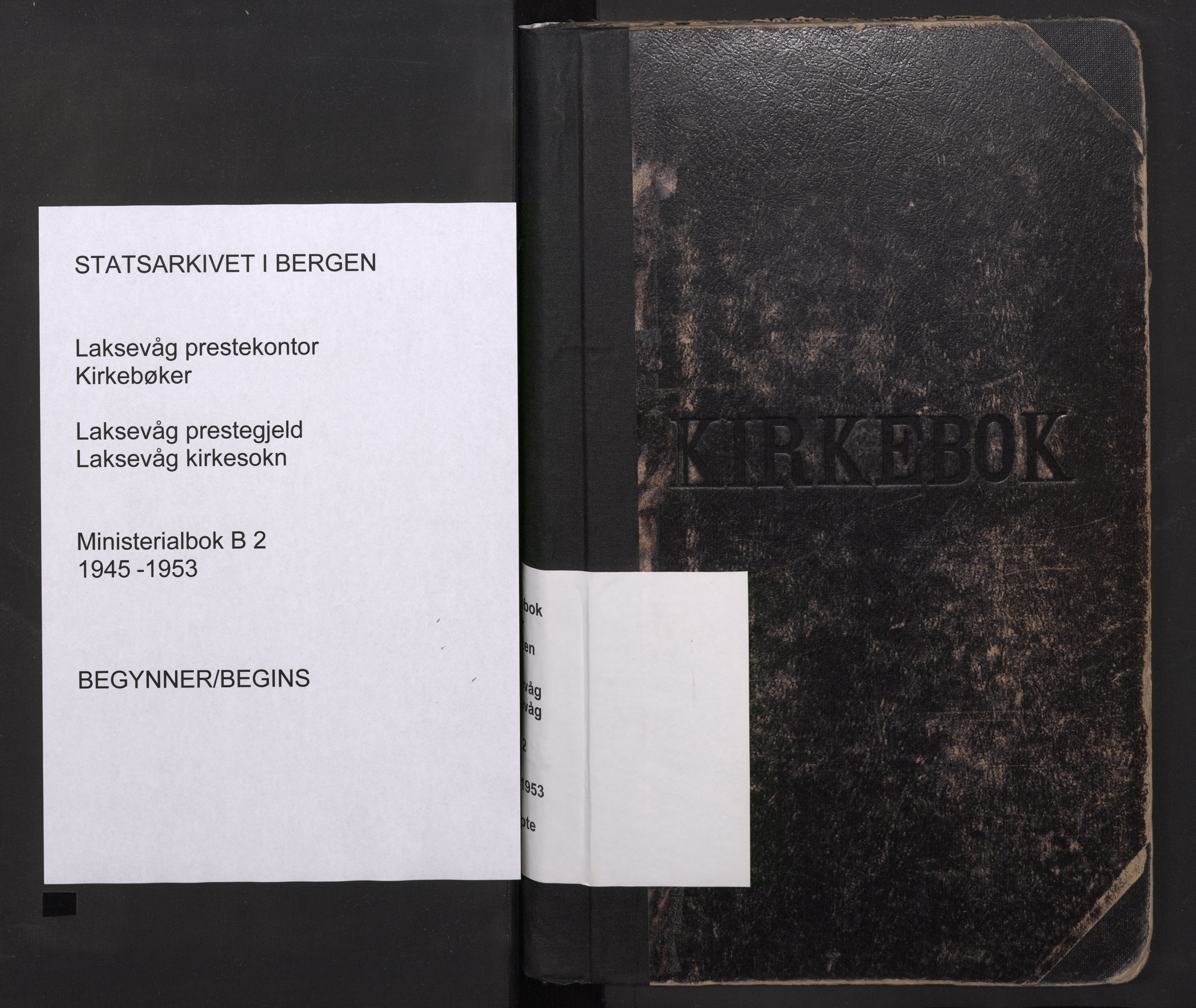 Laksevåg Sokneprestembete, SAB/A-76501/H/Ha/Haa/Haab/L0002: Ministerialbok nr. B 2, 1945-1953