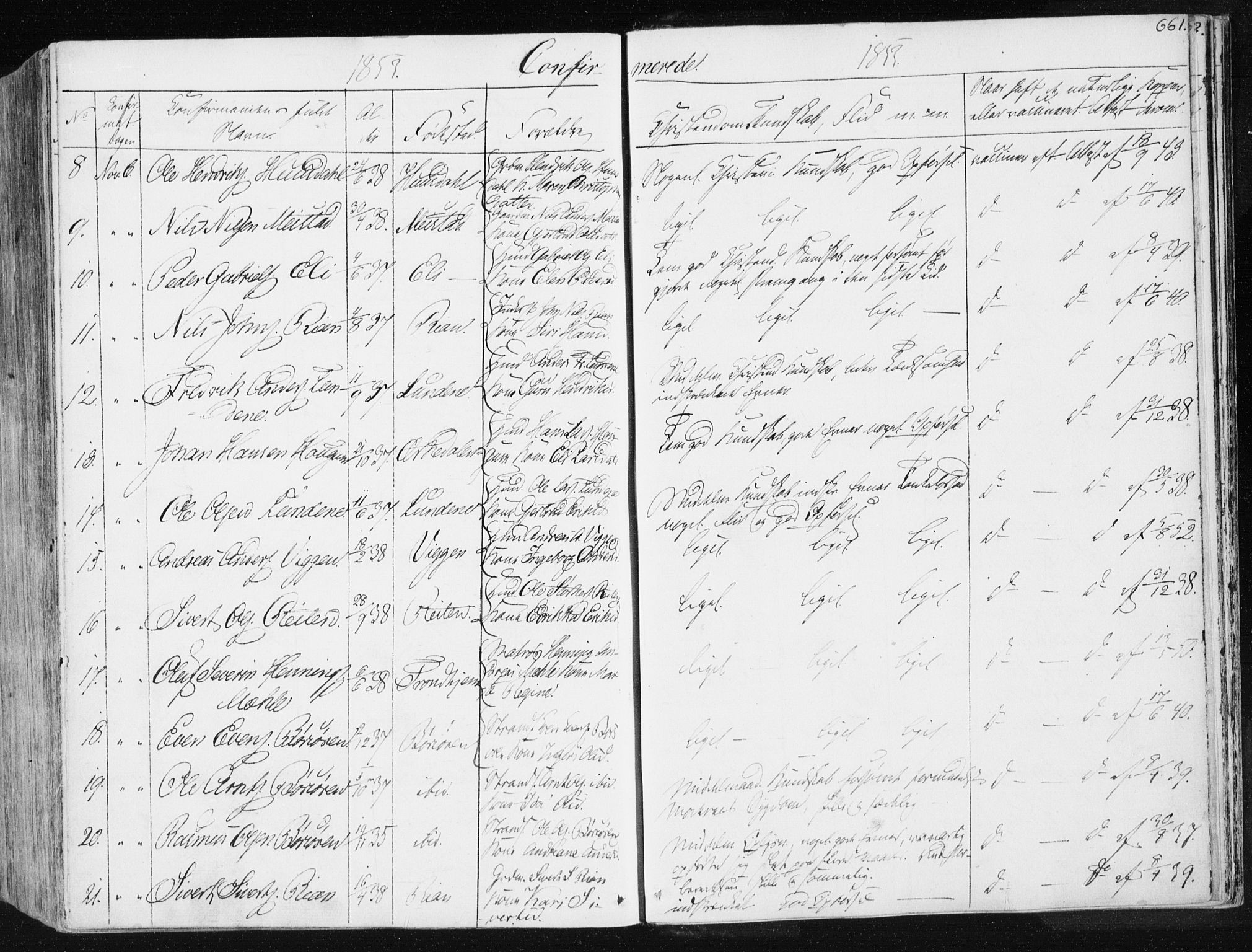 Ministerialprotokoller, klokkerbøker og fødselsregistre - Sør-Trøndelag, SAT/A-1456/665/L0771: Ministerialbok nr. 665A06, 1830-1856, s. 661