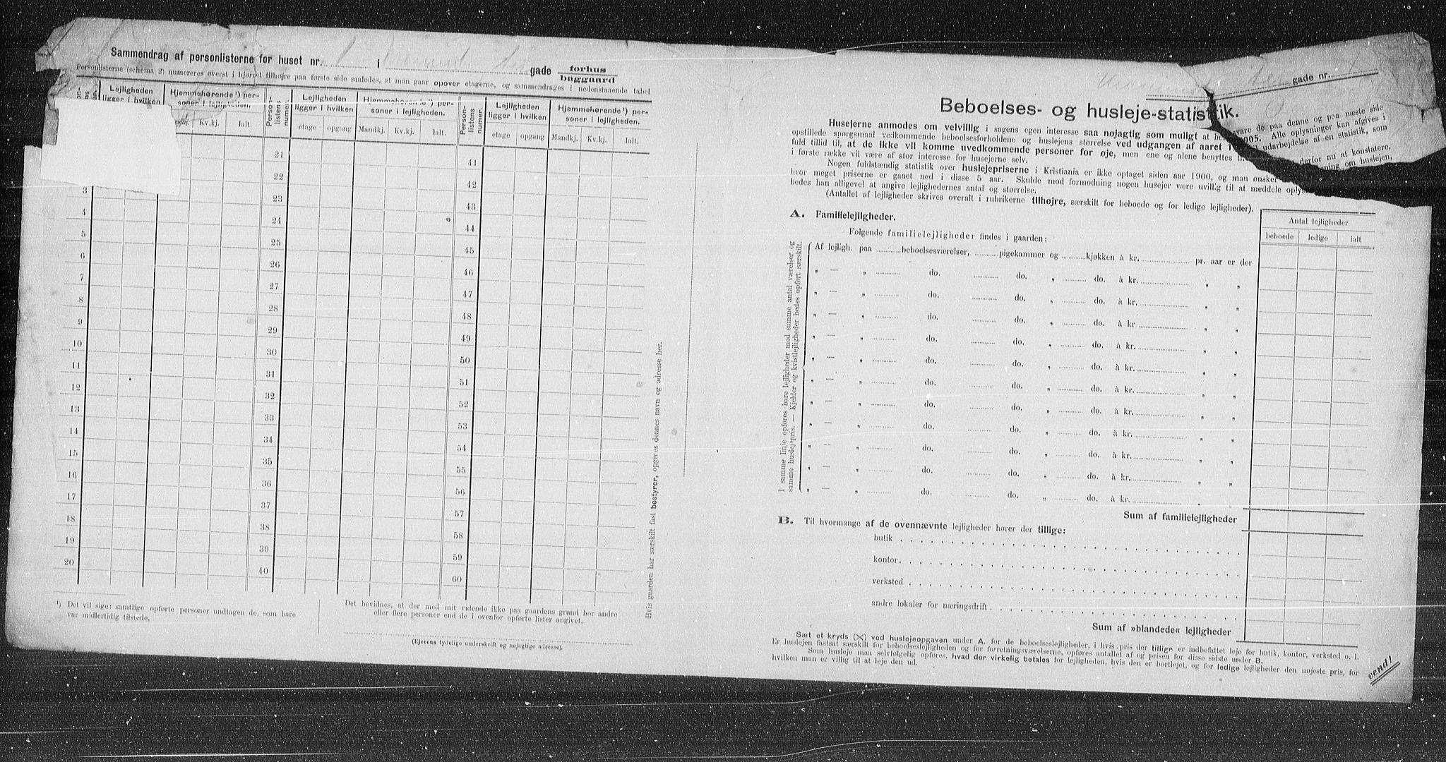 OBA, Kommunal folketelling 31.12.1905 for Kristiania kjøpstad, 1905, s. 63117