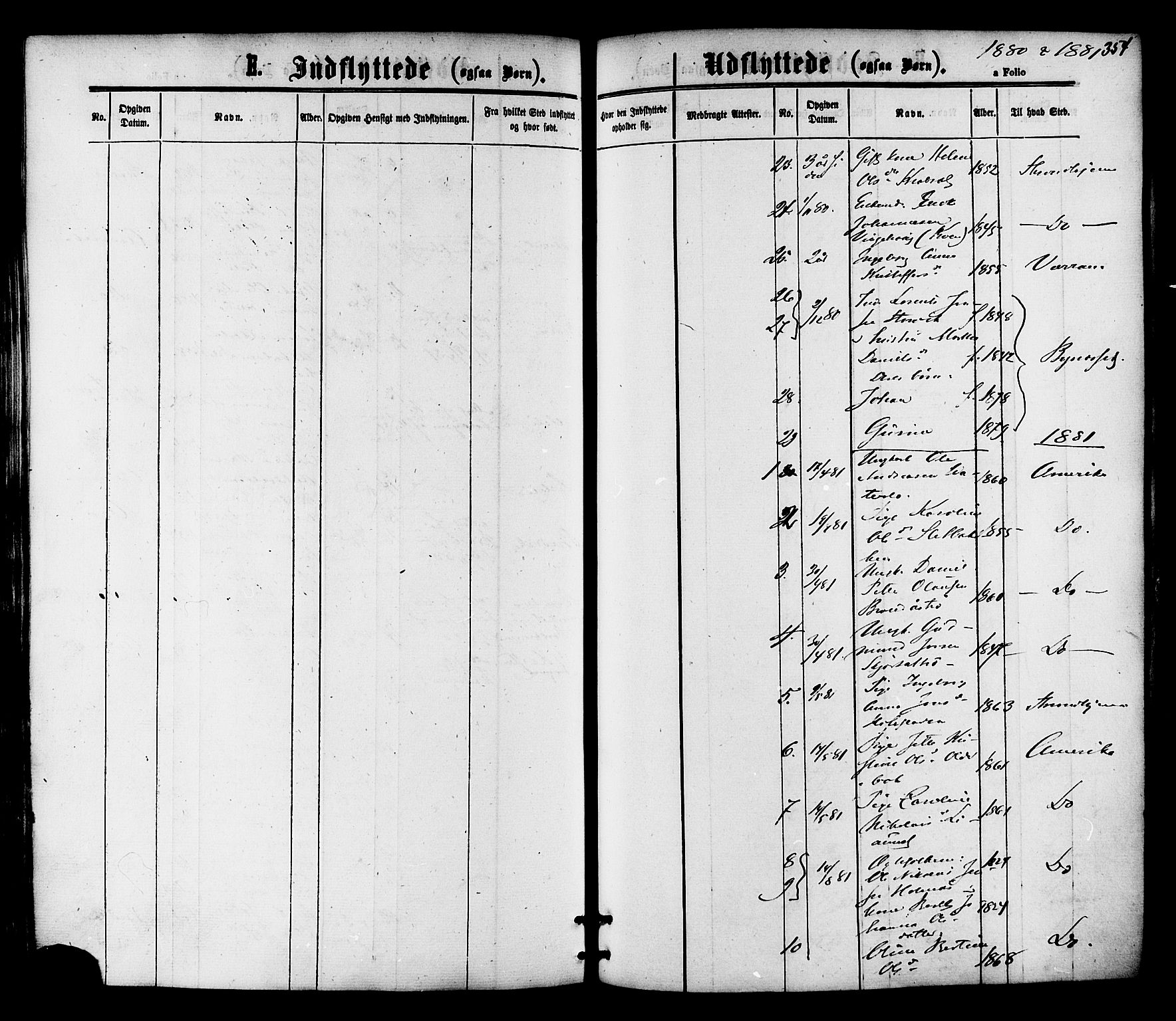 Ministerialprotokoller, klokkerbøker og fødselsregistre - Nord-Trøndelag, SAT/A-1458/701/L0009: Ministerialbok nr. 701A09 /1, 1864-1882, s. 354