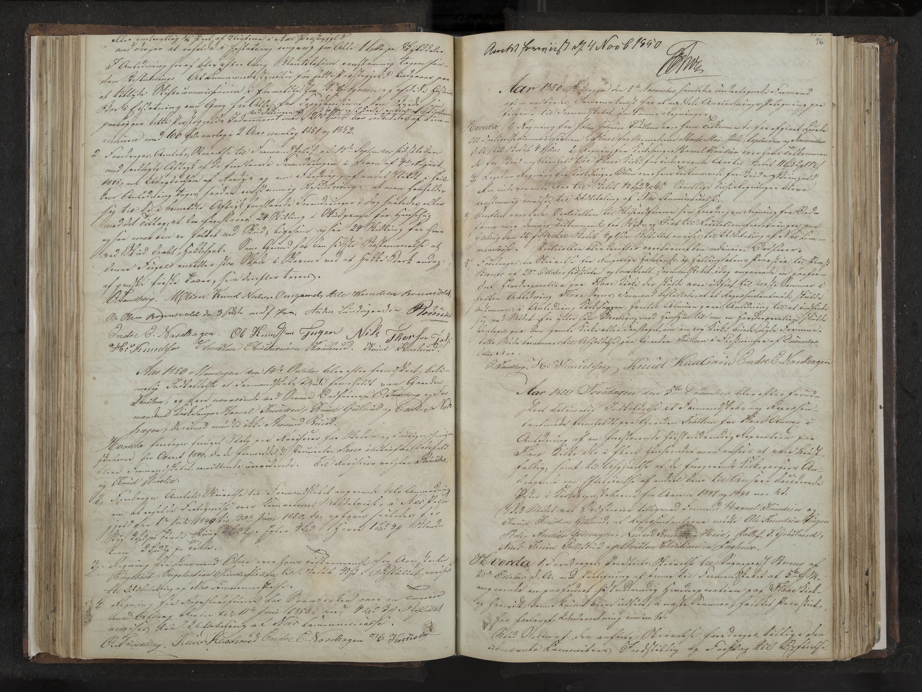 Nes formannskap og sentraladministrasjon, IKAK/0616021-1/A/Aa/L0001: Møtebok med register, 1838-1875, s. 96