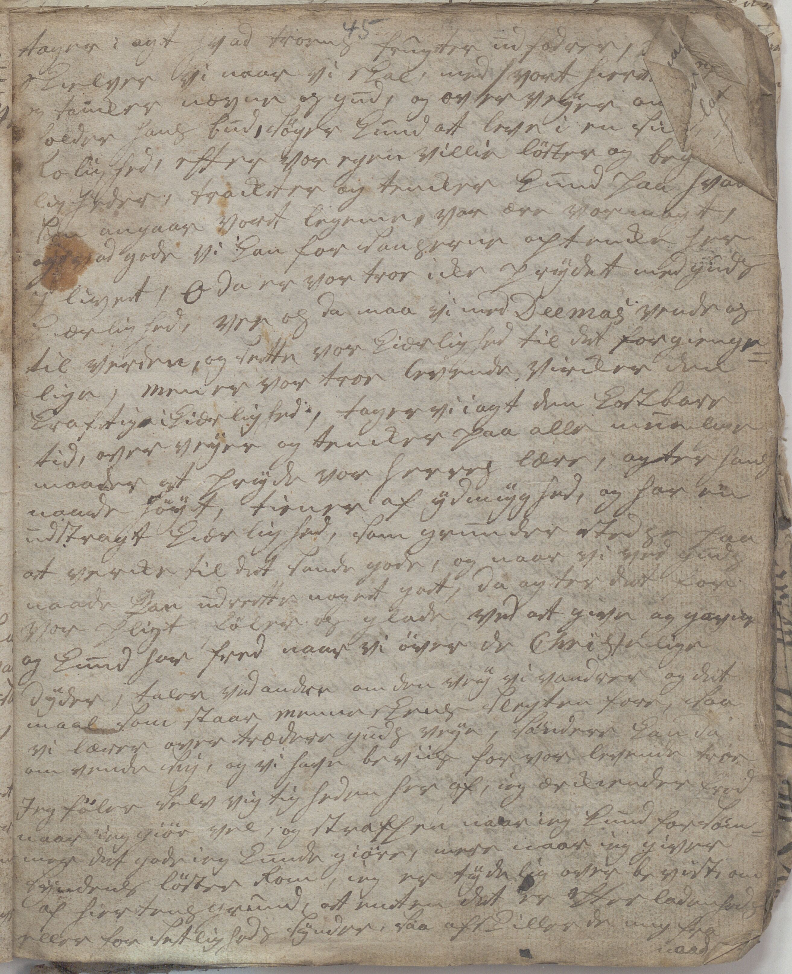 Heggtveitsamlingen, TMF/A-1007/H/L0047/0006: Kopibøker, brev etc.  / "Kopibok IV"/"MF IV", 1815-1819, s. 45