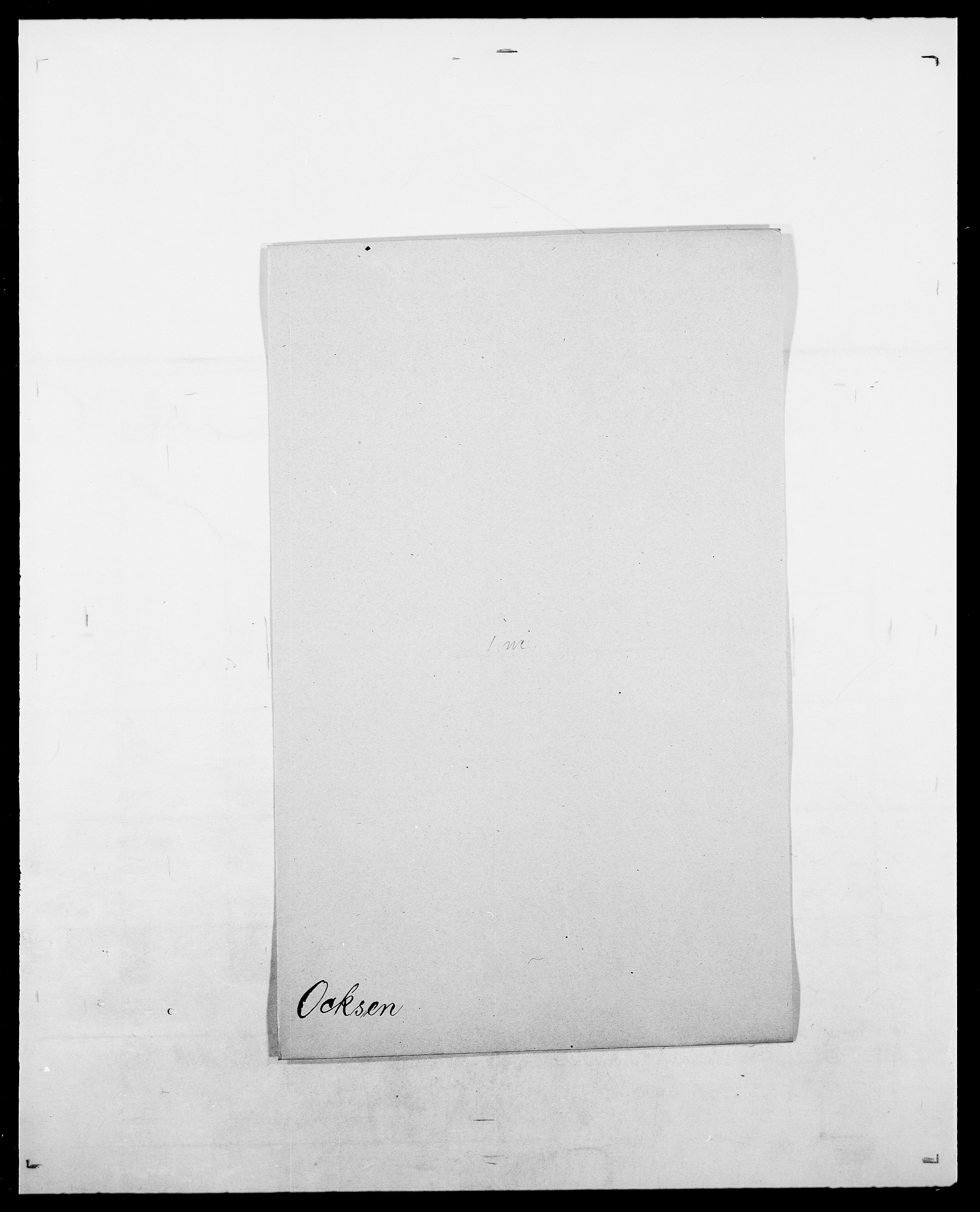 Delgobe, Charles Antoine - samling, AV/SAO-PAO-0038/D/Da/L0029: Obel - Oxholm, s. 11
