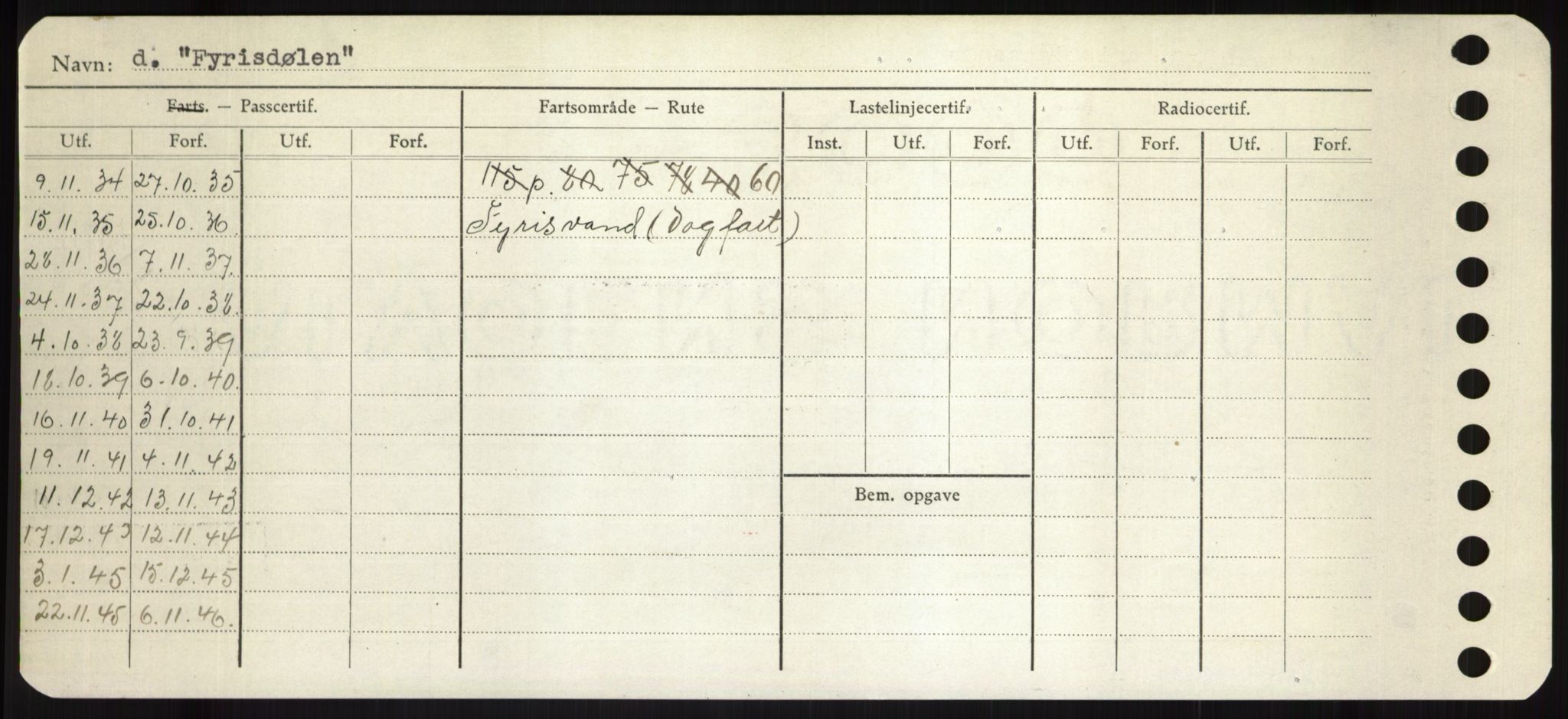 Sjøfartsdirektoratet med forløpere, Skipsmålingen, RA/S-1627/H/Hd/L0011: Fartøy, Fla-Får, s. 628