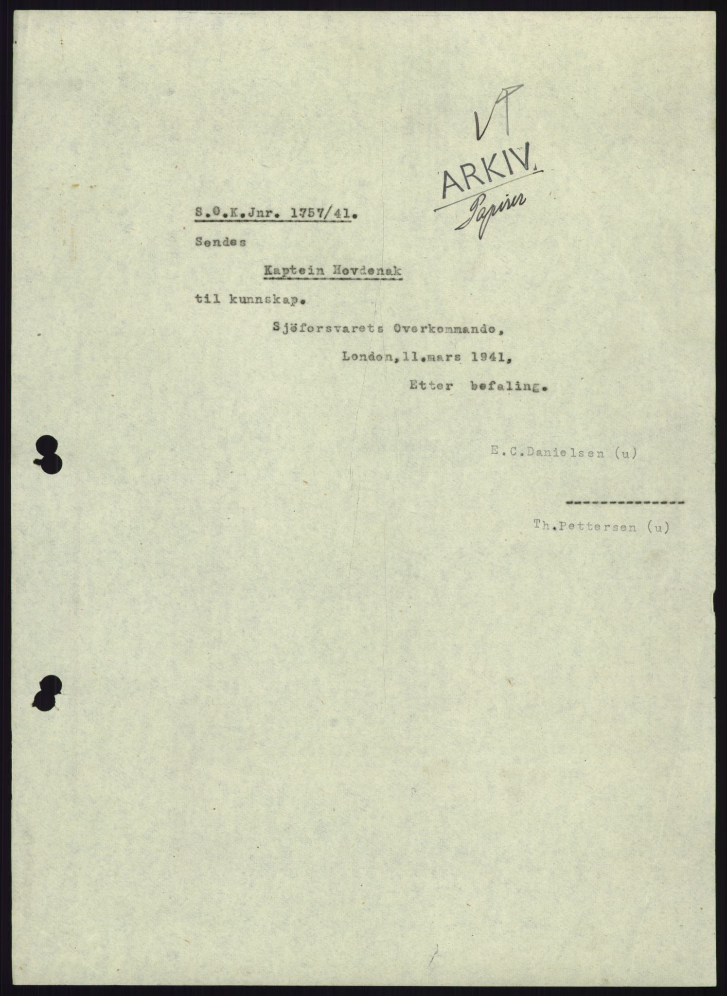 Forsvaret, Sjøforsvarets overkommando, AV/RA-RAFA-2035/D/Dc/L0194: --, 1941-1944, s. 224