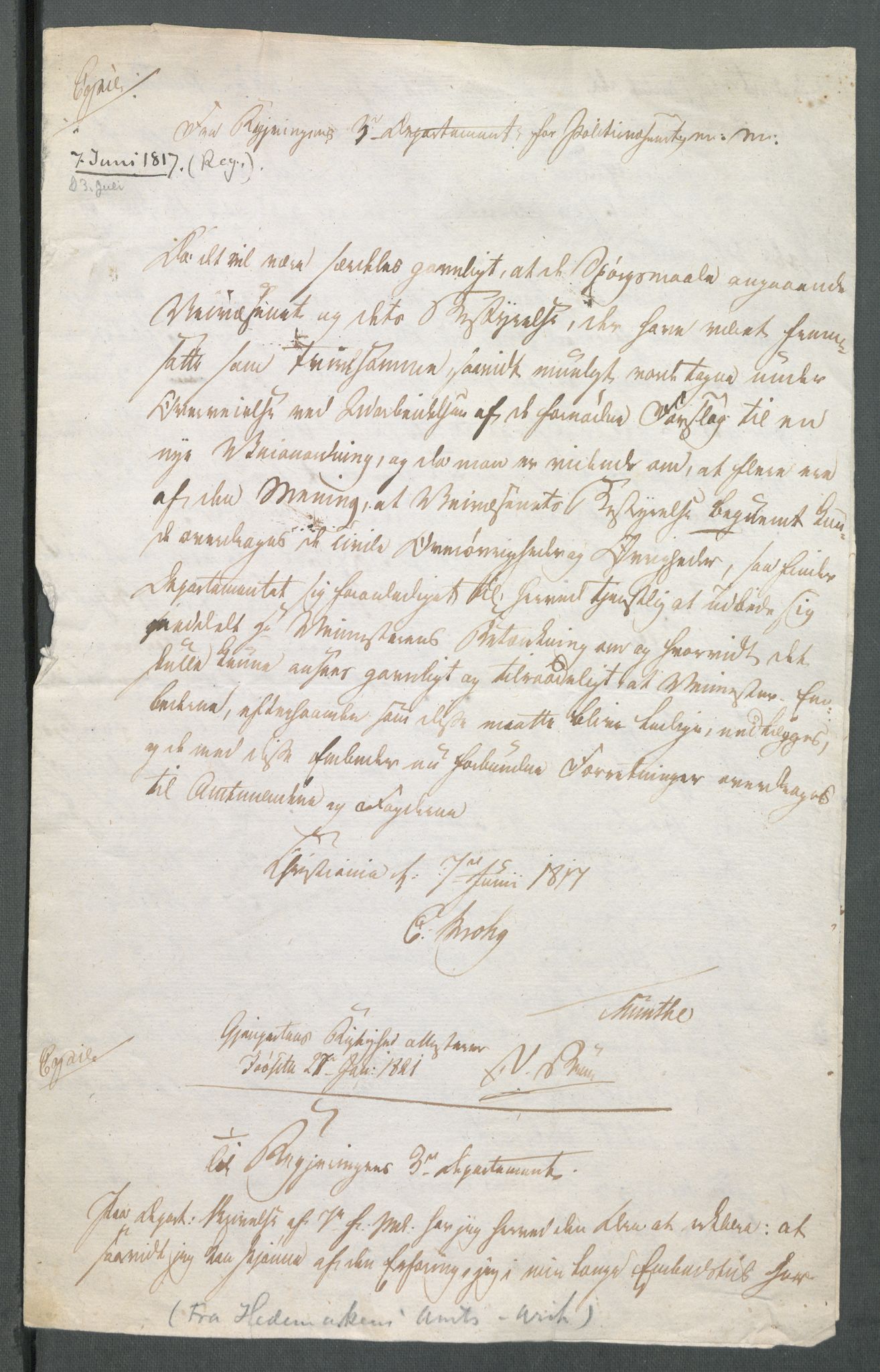 Forskjellige samlinger, Historisk-kronologisk samling, RA/EA-4029/G/Ga/L0009B: Historisk-kronologisk samling. Dokumenter fra oktober 1814, årene 1815 og 1816, Christian Frederiks regnskapsbok 1814 - 1848., 1814-1848, s. 297