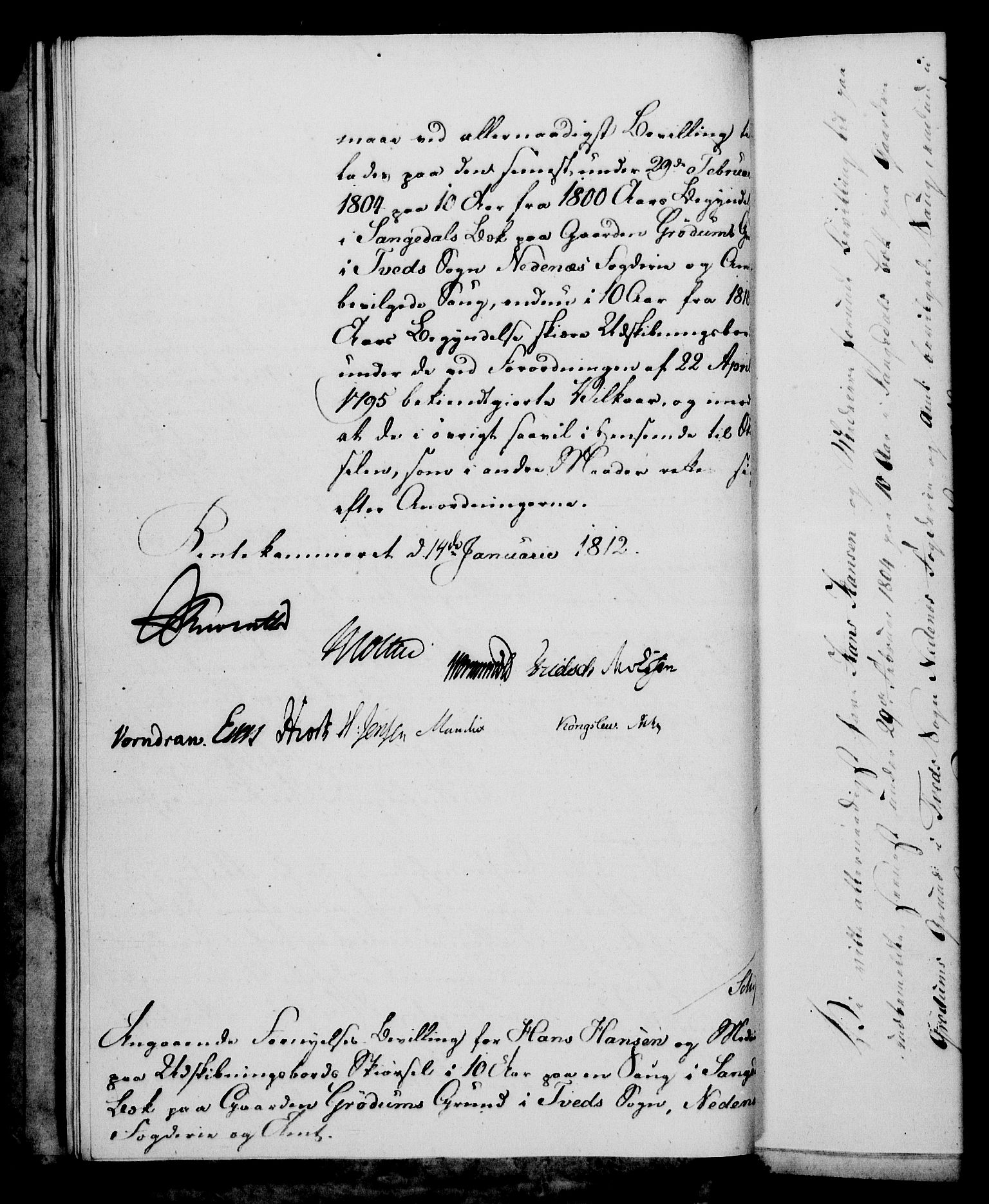 Rentekammeret, Kammerkanselliet, AV/RA-EA-3111/G/Gf/Gfa/L0094: Norsk relasjons- og resolusjonsprotokoll (merket RK 52.94), 1812, s. 49
