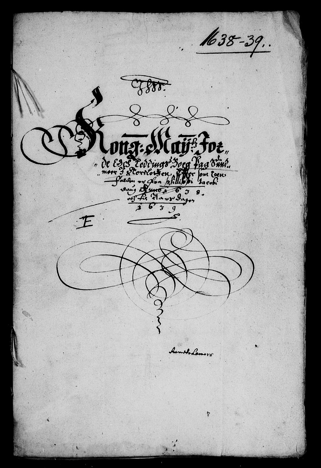 Rentekammeret inntil 1814, Reviderte regnskaper, Lensregnskaper, AV/RA-EA-5023/R/Rb/Rbt/L0081: Bergenhus len, 1638-1639