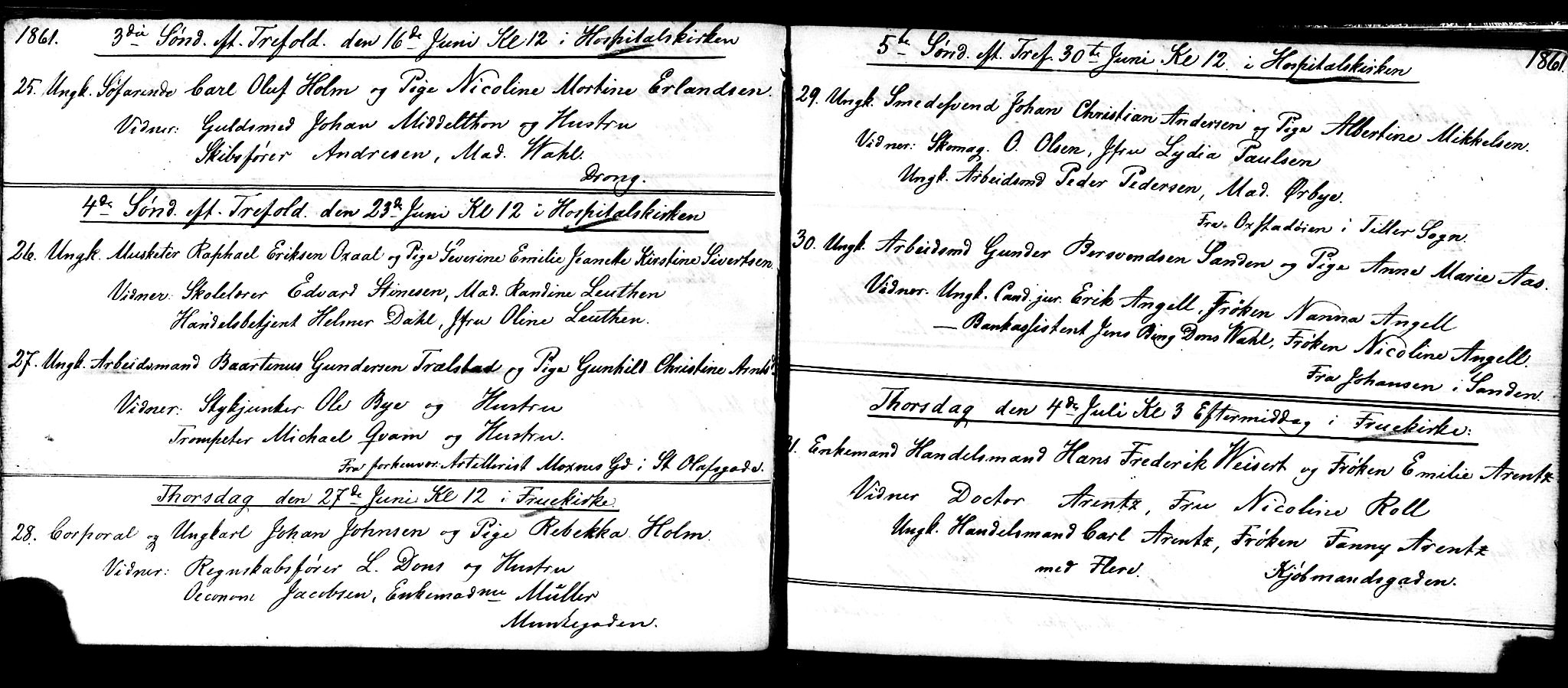 Ministerialprotokoller, klokkerbøker og fødselsregistre - Sør-Trøndelag, AV/SAT-A-1456/601/L0089: Klokkerbok nr. 601C07, 1854-1877