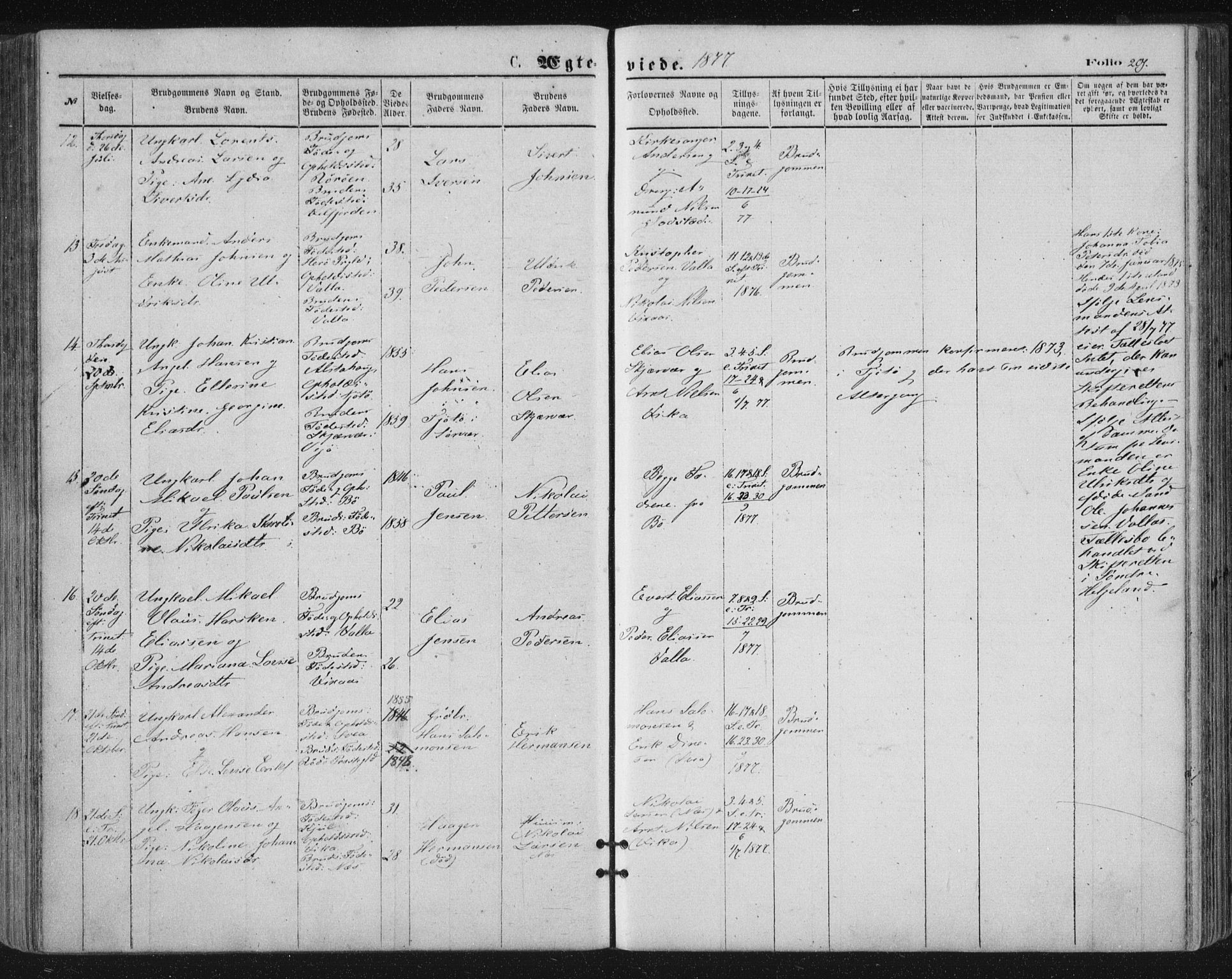 Ministerialprotokoller, klokkerbøker og fødselsregistre - Nordland, SAT/A-1459/816/L0241: Ministerialbok nr. 816A07, 1870-1885, s. 201