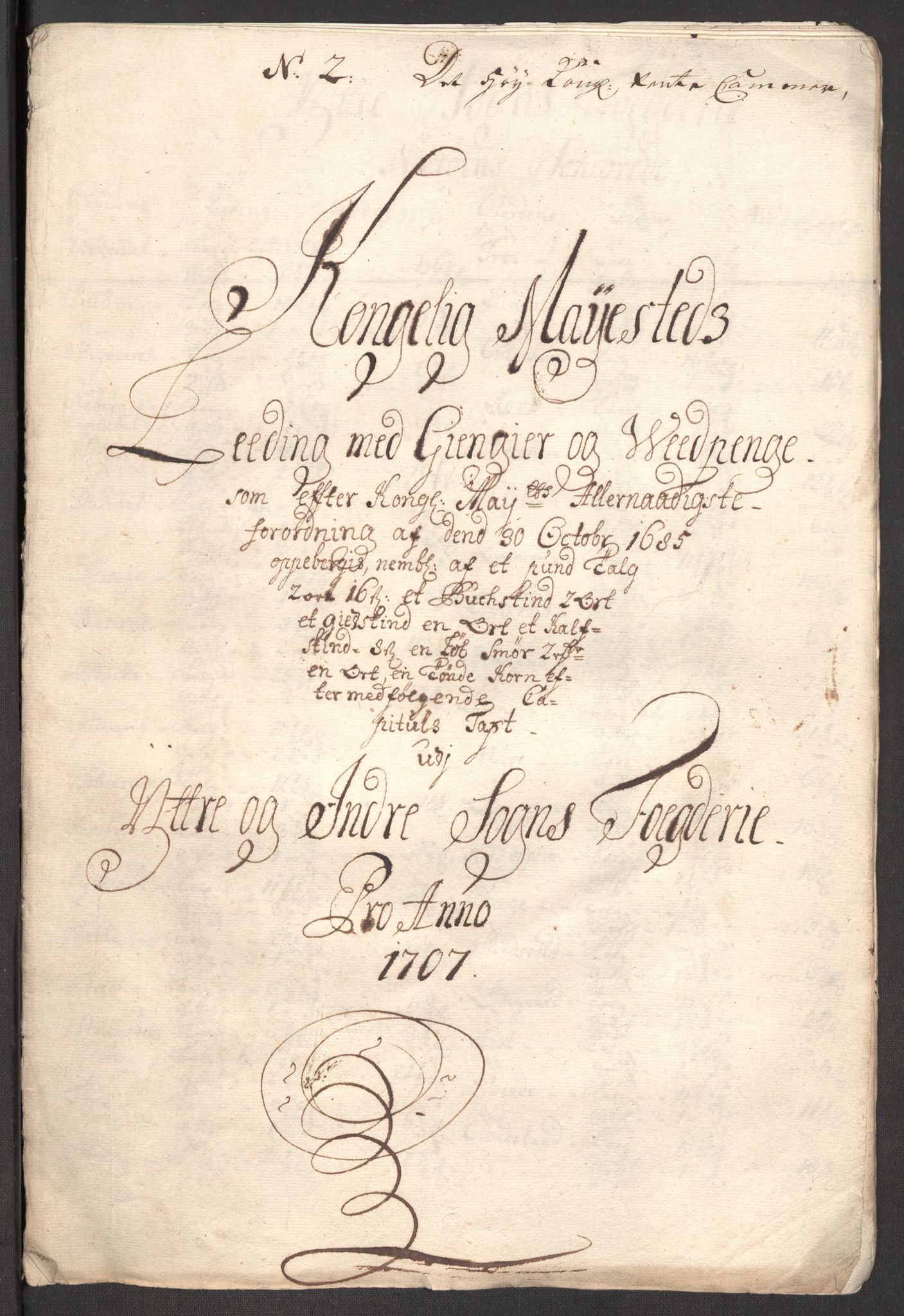 Rentekammeret inntil 1814, Reviderte regnskaper, Fogderegnskap, AV/RA-EA-4092/R52/L3314: Fogderegnskap Sogn, 1705-1707, s. 509