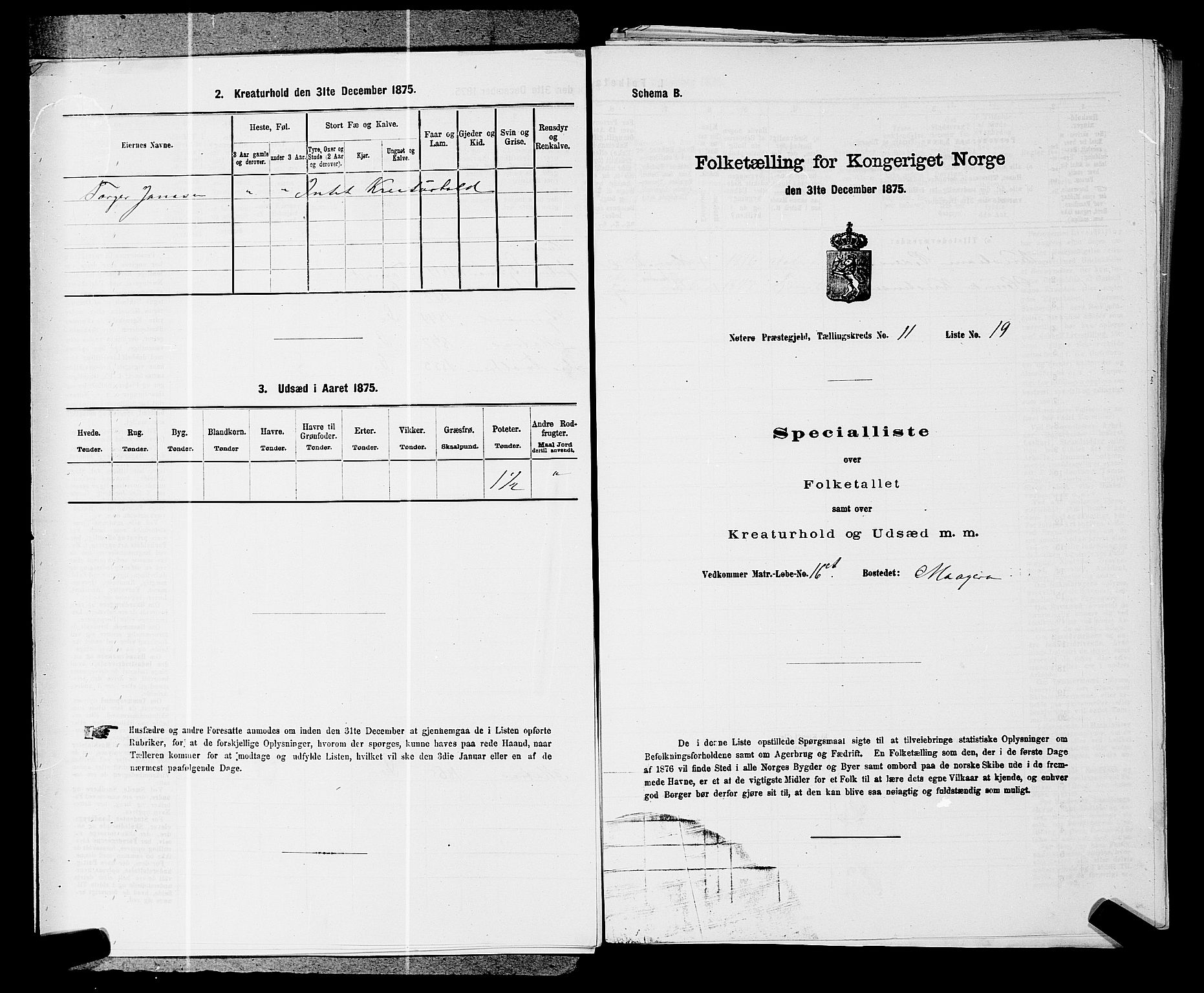 SAKO, Folketelling 1875 for 0722P Nøtterøy prestegjeld, 1875, s. 2214