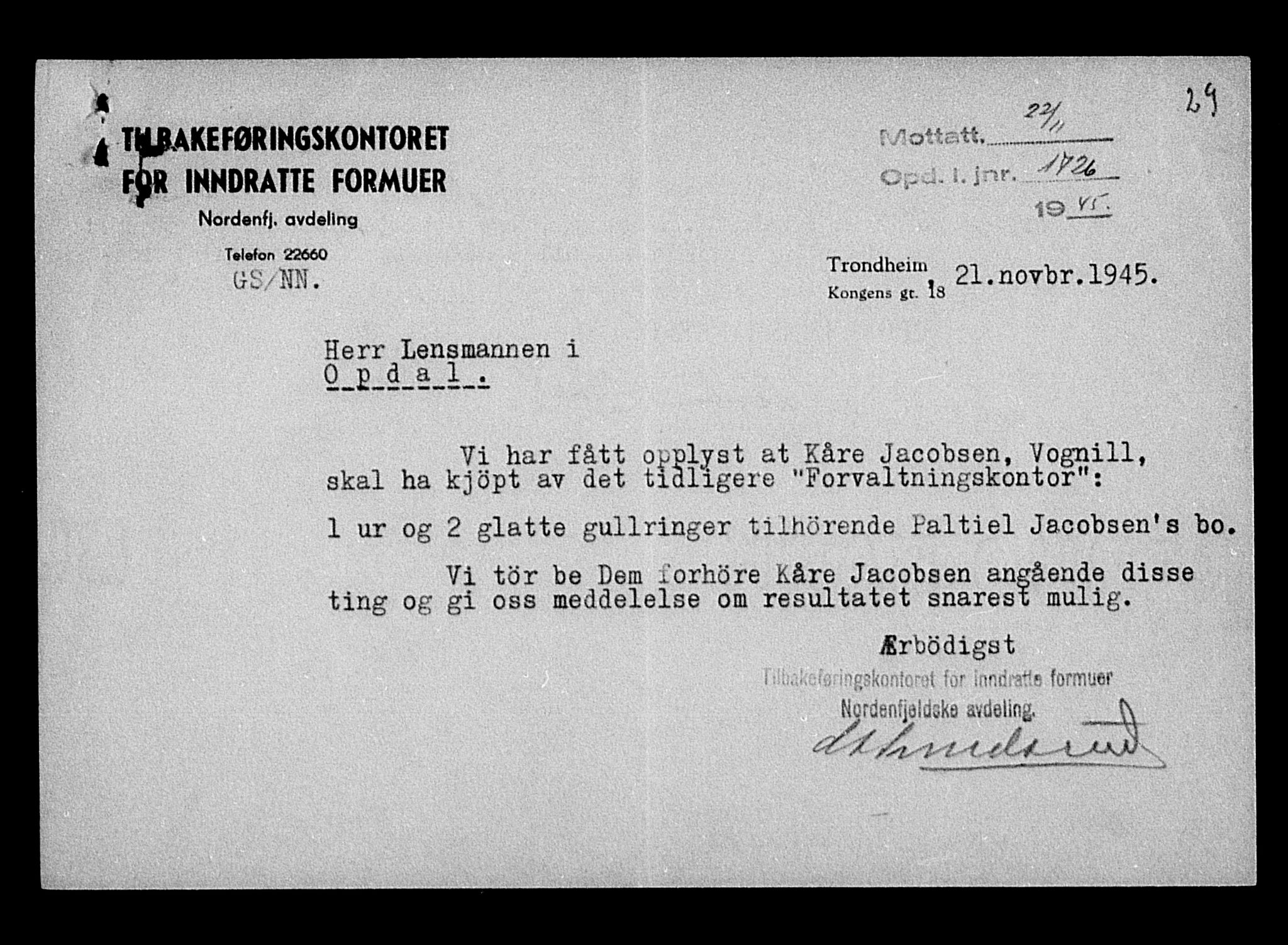 Justisdepartementet, Tilbakeføringskontoret for inndratte formuer, RA/S-1564/H/Hc/Hca/L0899: --, 1945-1947, s. 58