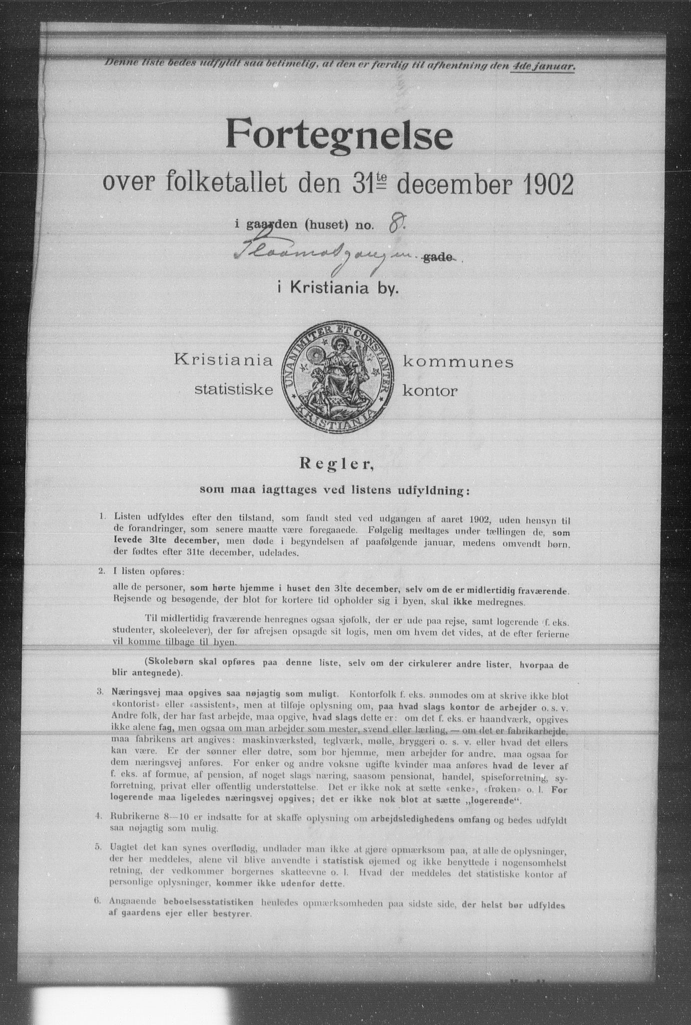 OBA, Kommunal folketelling 31.12.1902 for Kristiania kjøpstad, 1902, s. 17921