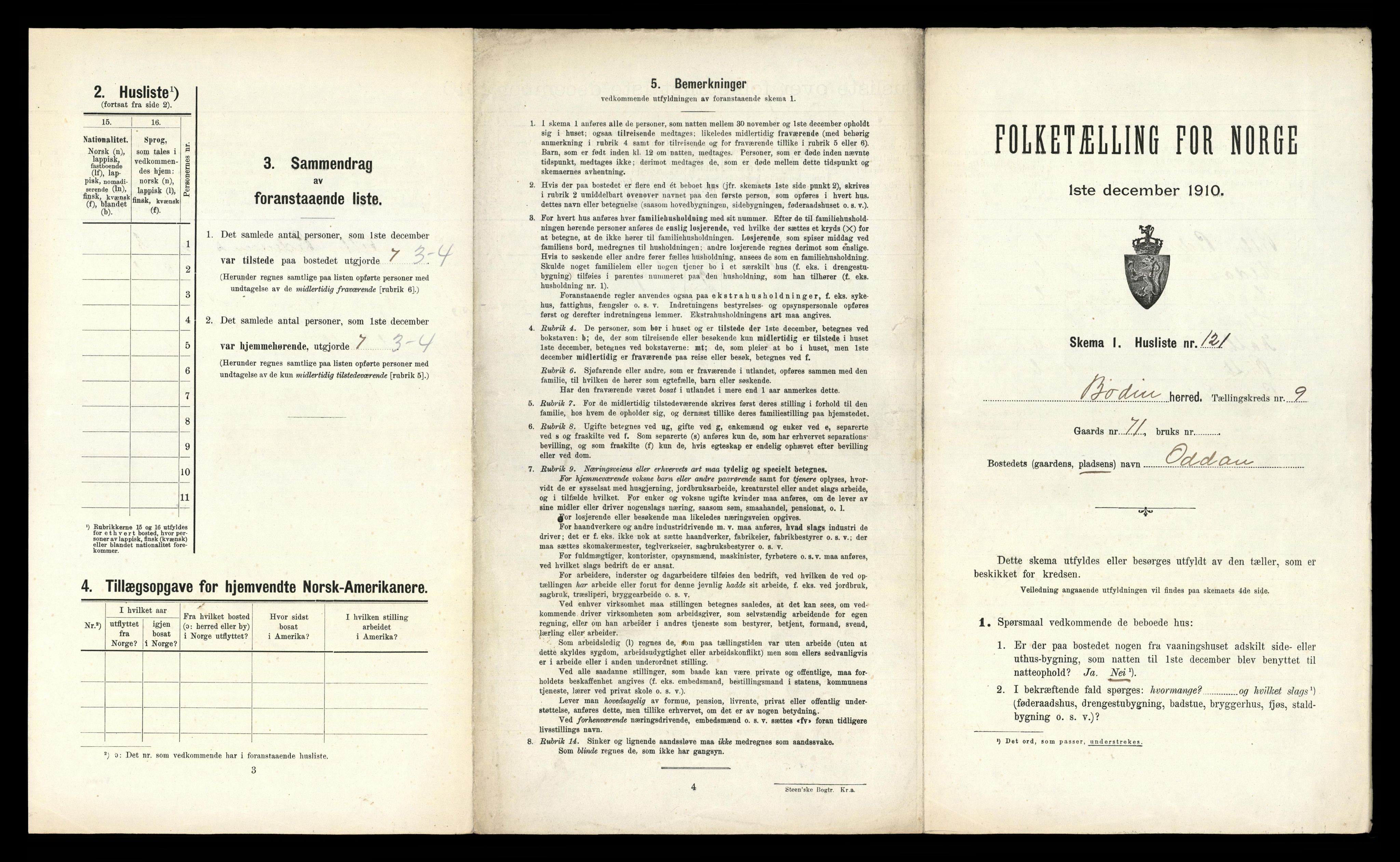 RA, Folketelling 1910 for 1843 Bodin herred, 1910, s. 1135