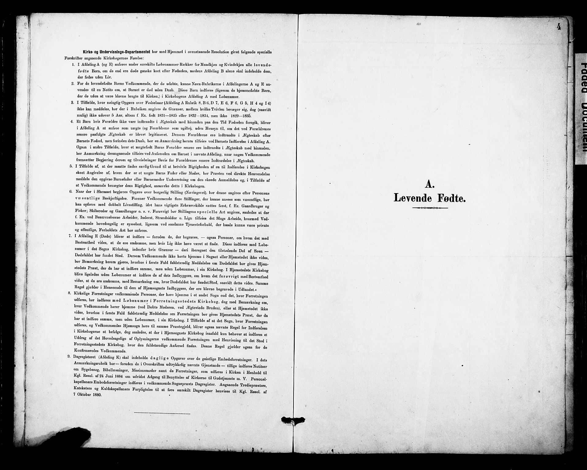 Ølen Sokneprestembete, SAB/A-79201/H/Hab: Klokkerbok nr. A 4, 1888-1930, s. 4