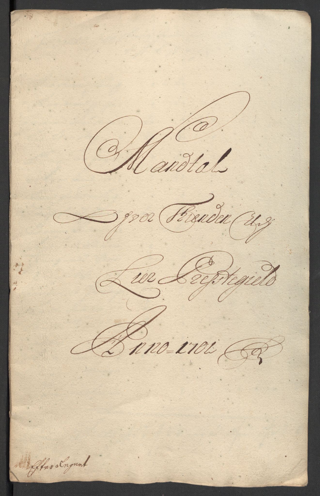Rentekammeret inntil 1814, Reviderte regnskaper, Fogderegnskap, RA/EA-4092/R30/L1697: Fogderegnskap Hurum, Røyken, Eiker og Lier, 1700-1701, s. 254