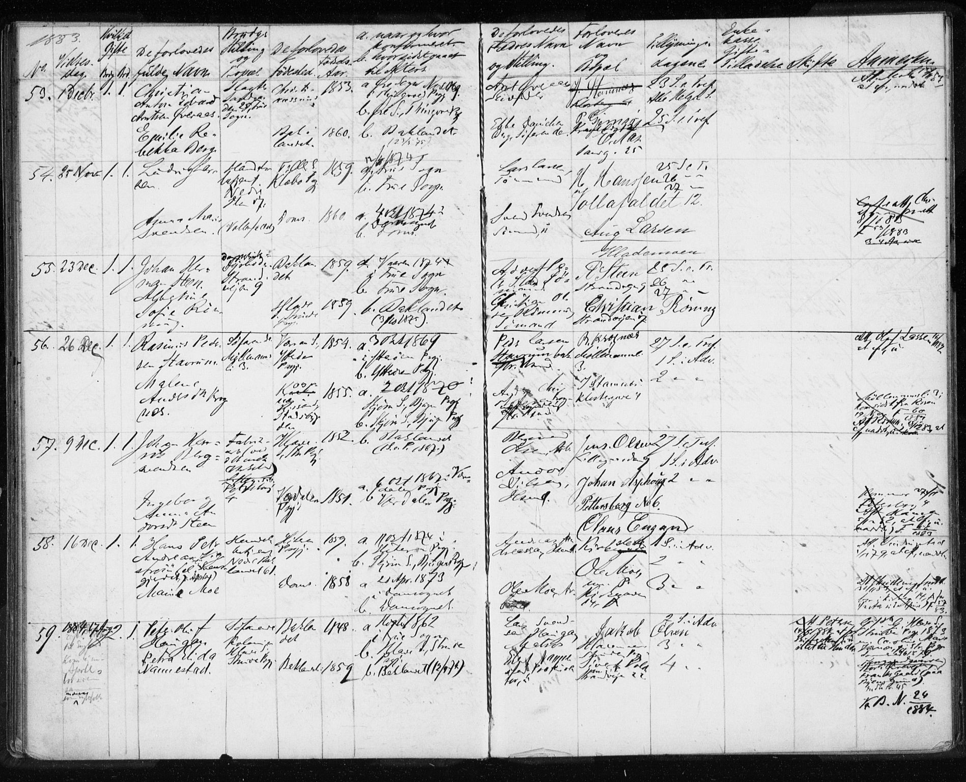 Ministerialprotokoller, klokkerbøker og fødselsregistre - Sør-Trøndelag, AV/SAT-A-1456/604/L0188: Ministerialbok nr. 604A11, 1878-1892