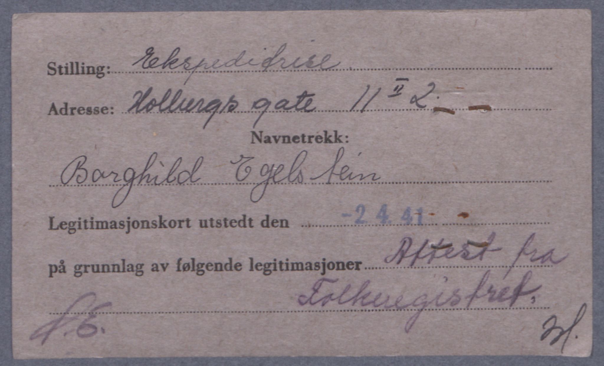 Sosialdepartementet, Våre Falne, RA/S-1708/E/Ee/L0021A: Fotografier av jøder på legitimasjonskort (1941-42), 1941-1942, s. 94