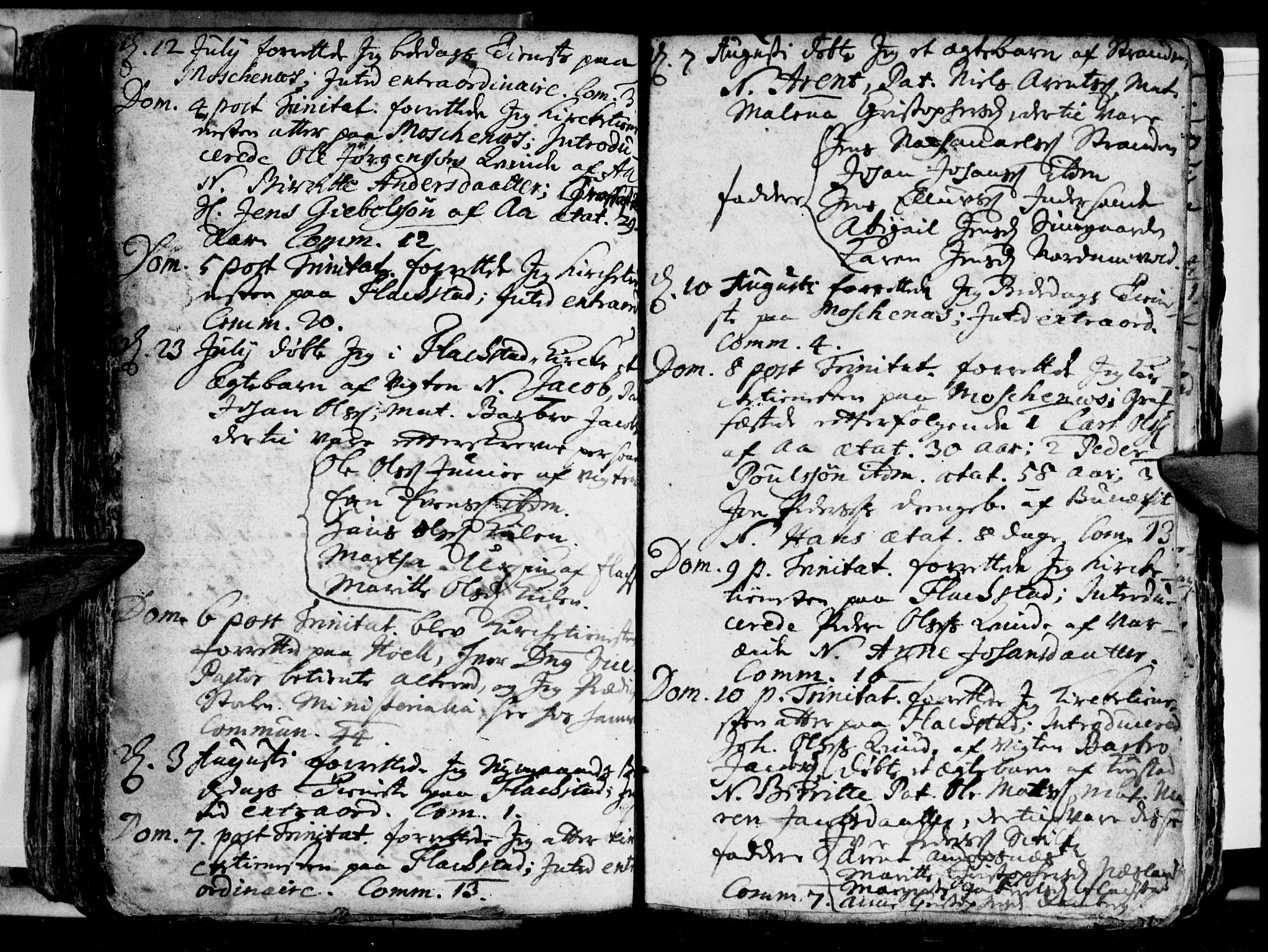 Ministerialprotokoller, klokkerbøker og fødselsregistre - Nordland, AV/SAT-A-1459/881/L1162: Residerende kapellans bok nr. 881B01, 1704-1748