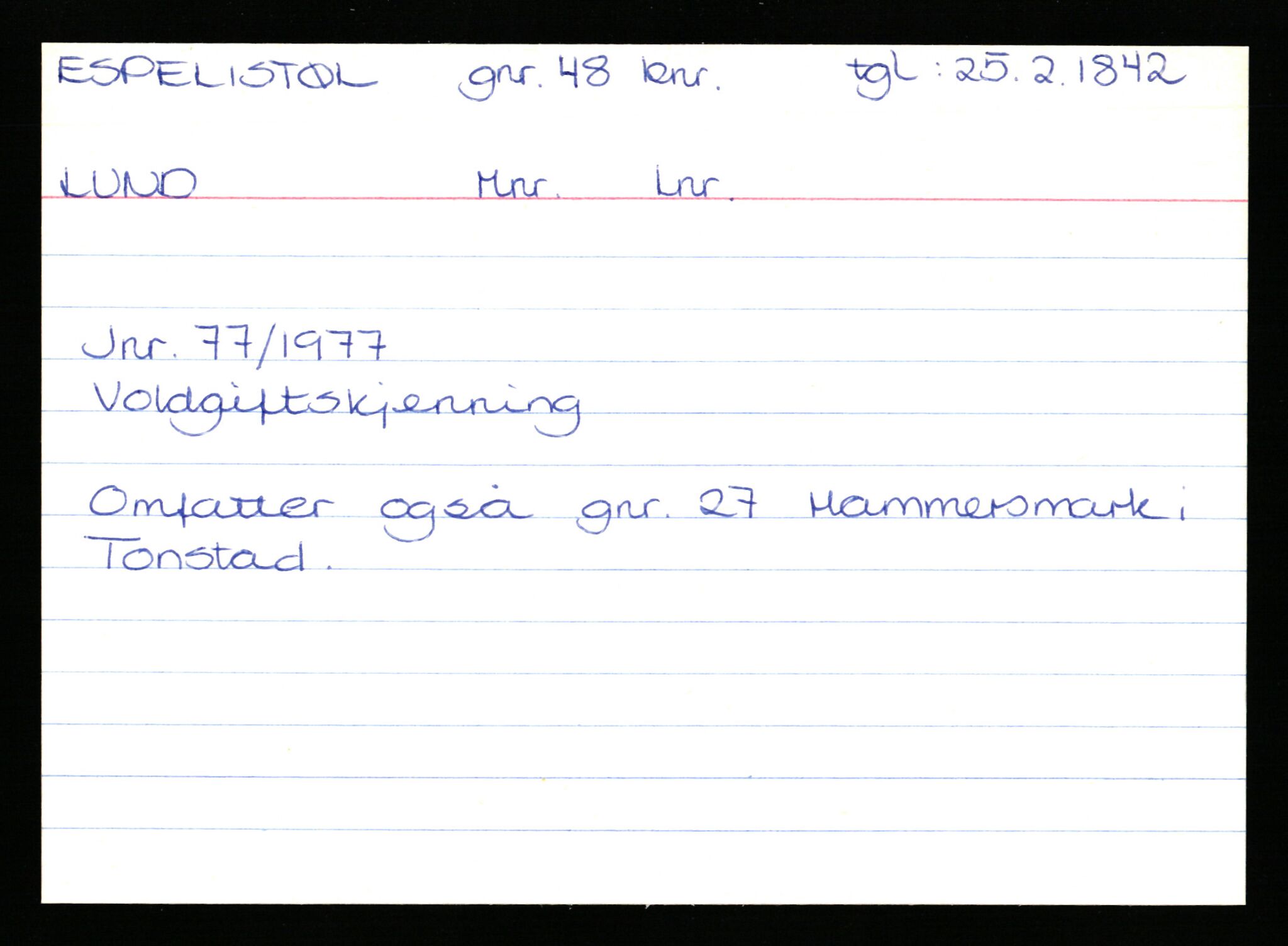 Statsarkivet i Stavanger, AV/SAST-A-101971/03/Y/Yk/L0009: Registerkort sortert etter gårdsnavn: Ersdal - Fikstveit, 1750-1930, s. 190