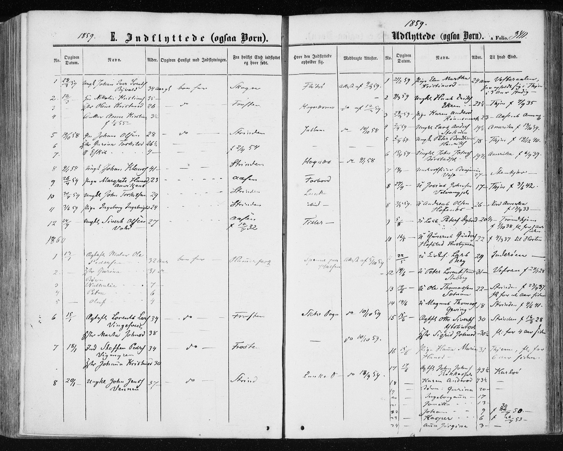 Ministerialprotokoller, klokkerbøker og fødselsregistre - Nord-Trøndelag, SAT/A-1458/709/L0075: Ministerialbok nr. 709A15, 1859-1870, s. 340