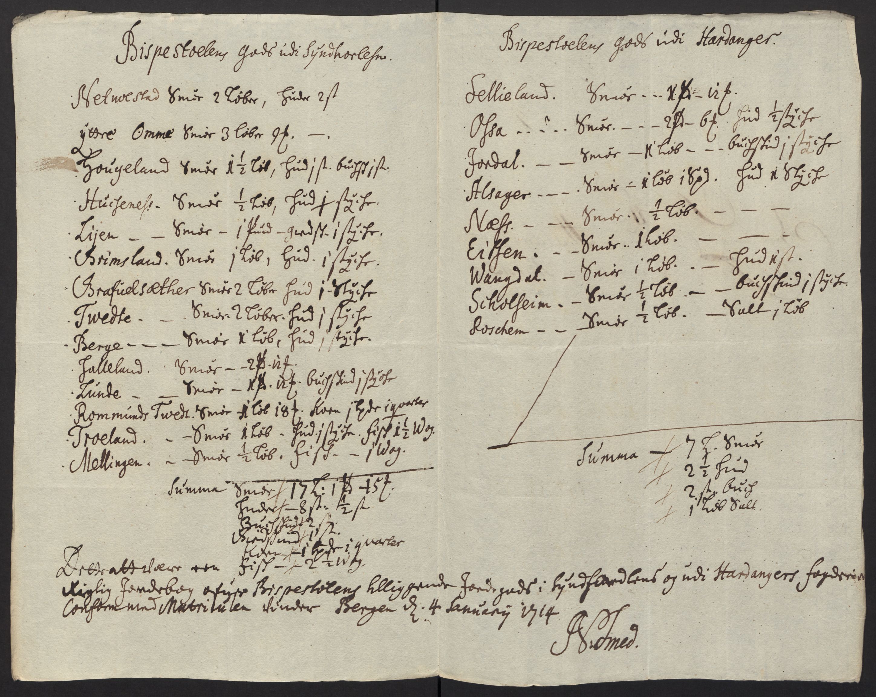 Rentekammeret inntil 1814, Reviderte regnskaper, Fogderegnskap, RA/EA-4092/R48/L2989: Fogderegnskap Sunnhordland og Hardanger, 1713, s. 172