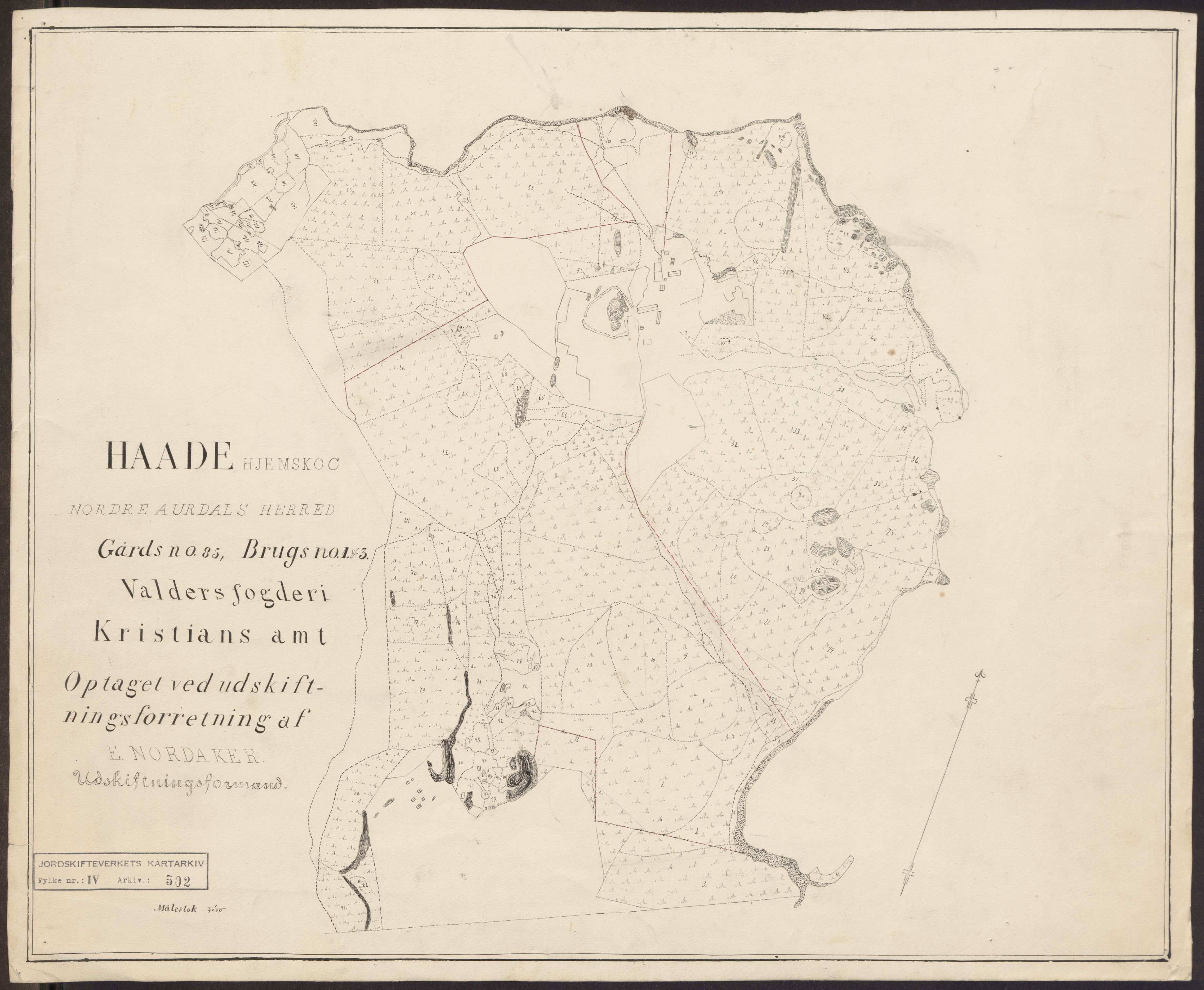 Jordskifteverkets kartarkiv, RA/S-3929/T, 1859-1988, s. 601