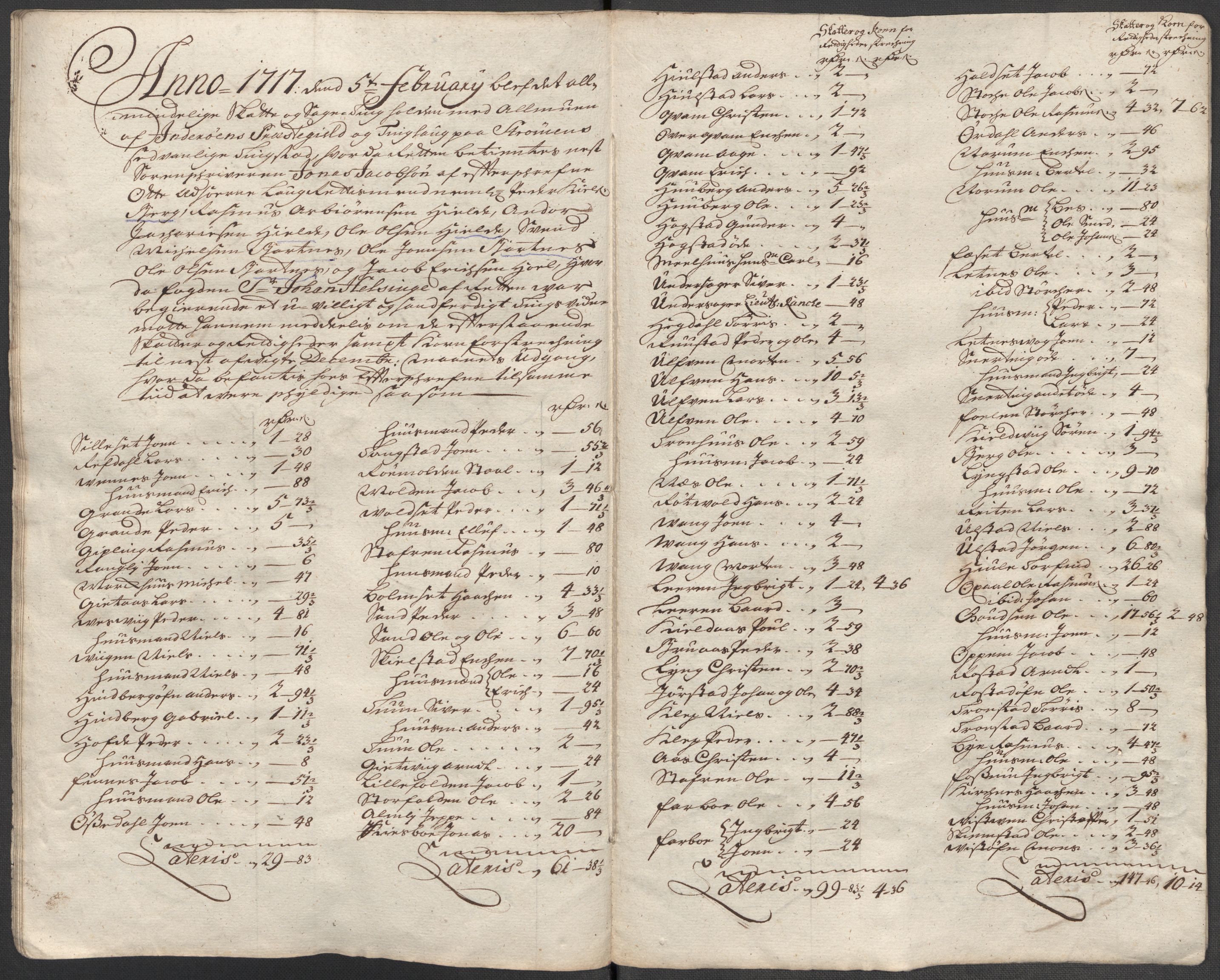 Rentekammeret inntil 1814, Reviderte regnskaper, Fogderegnskap, RA/EA-4092/R63/L4324: Fogderegnskap Inderøy, 1716, s. 317