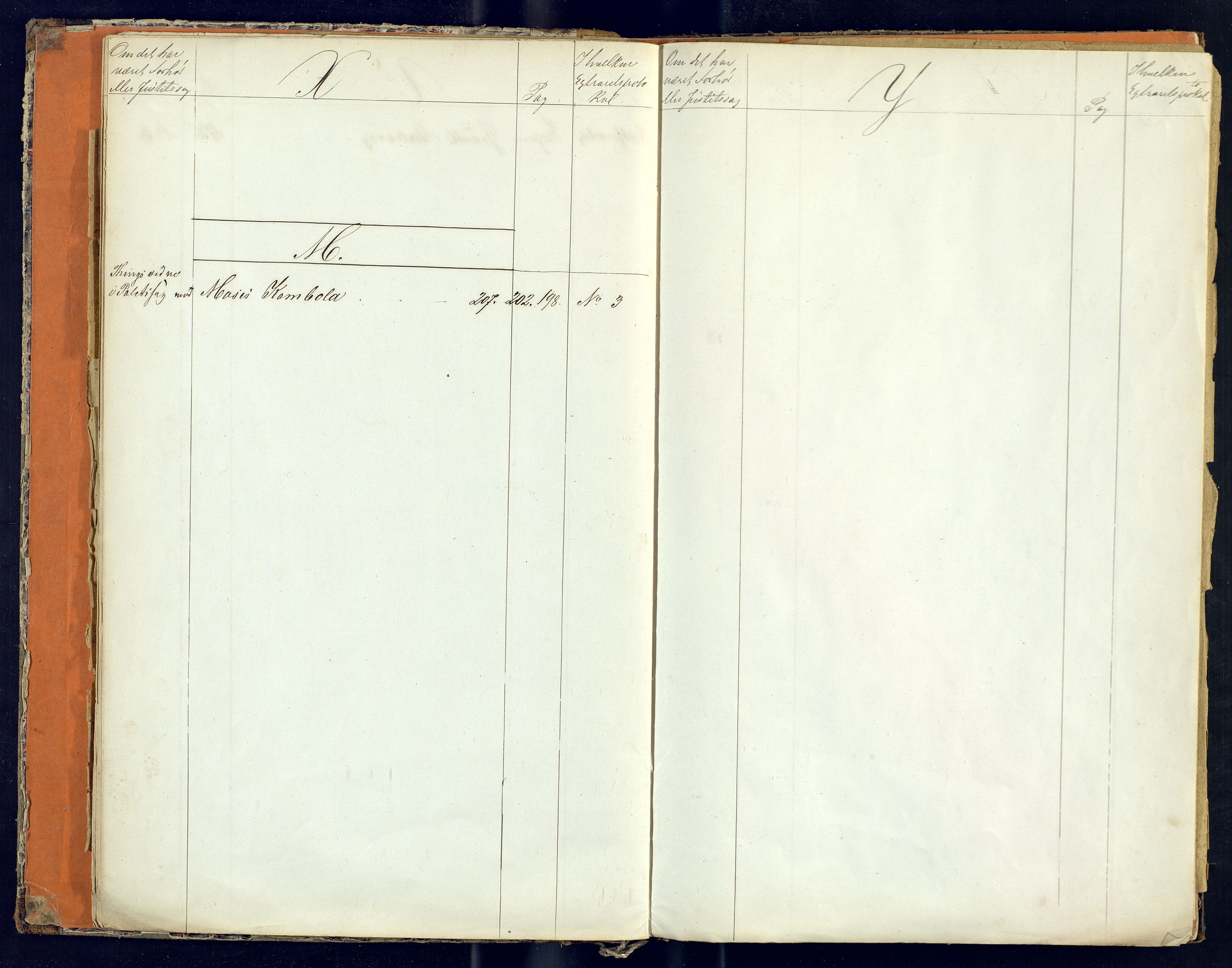 Tana fogderi/sorenskriveri, AV/SATØ-S-0058/H/Ha/Hab/L0099: Ekstrarettsprotokoller. Med register., 1858-1861