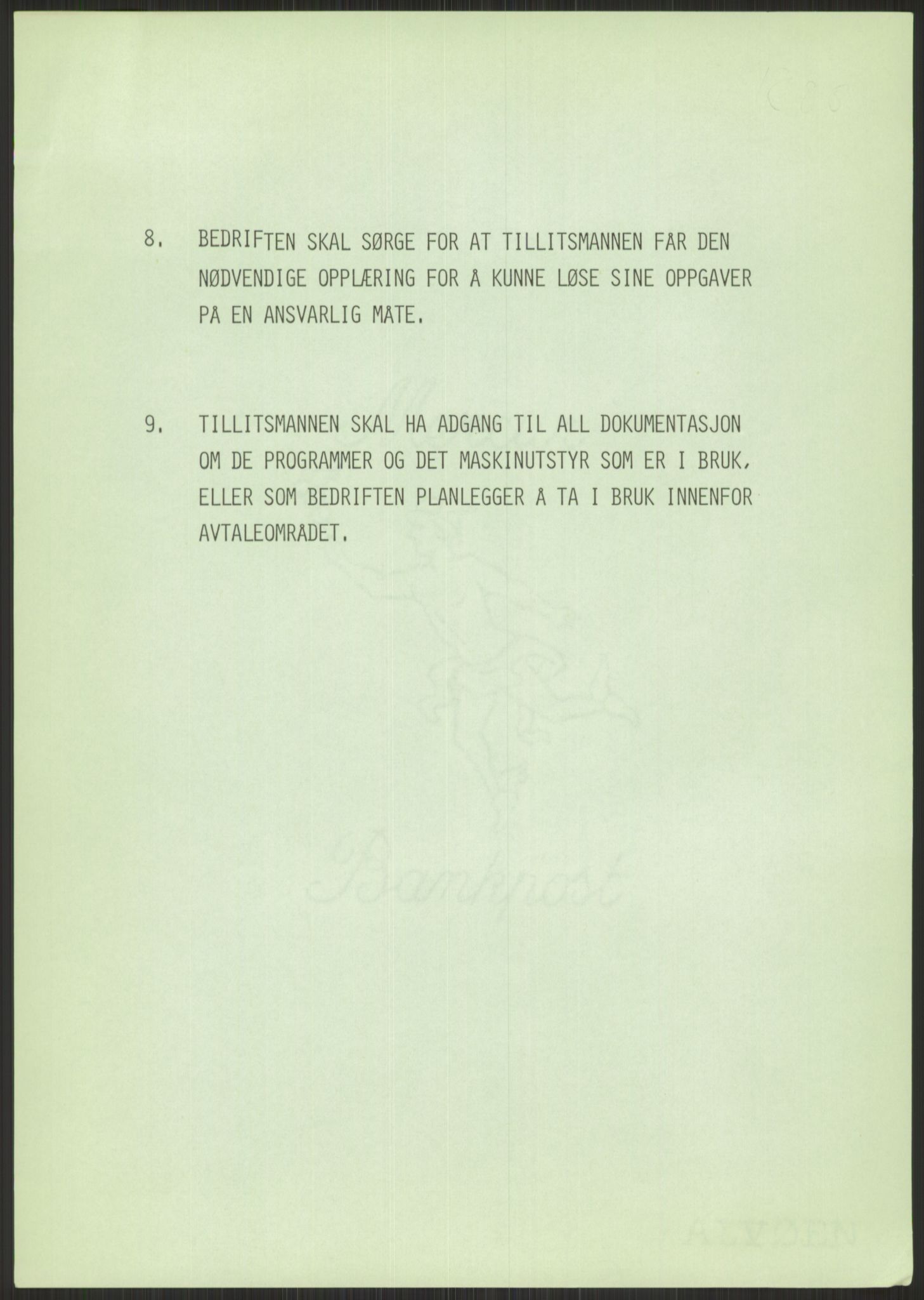 Nygaard, Kristen, RA/PA-1398/F/Fi/L0006: Fagbevegelse, demokrati, Jern- og Metallprosjektet, 1970-2002, s. 551