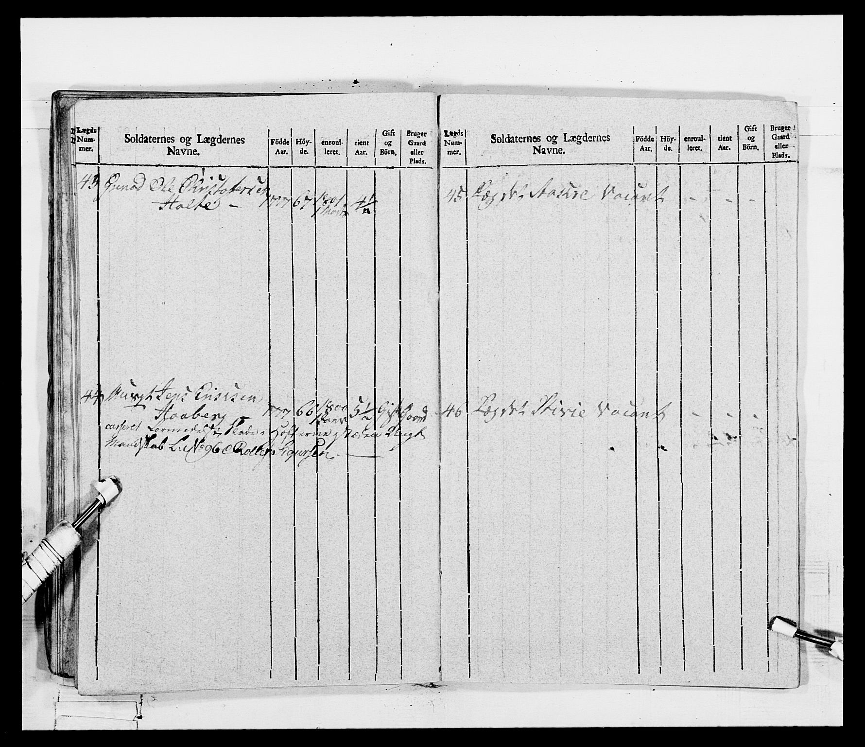 Generalitets- og kommissariatskollegiet, Det kongelige norske kommissariatskollegium, AV/RA-EA-5420/E/Eh/L0115: Telemarkske nasjonale infanteriregiment, 1802-1805, s. 646