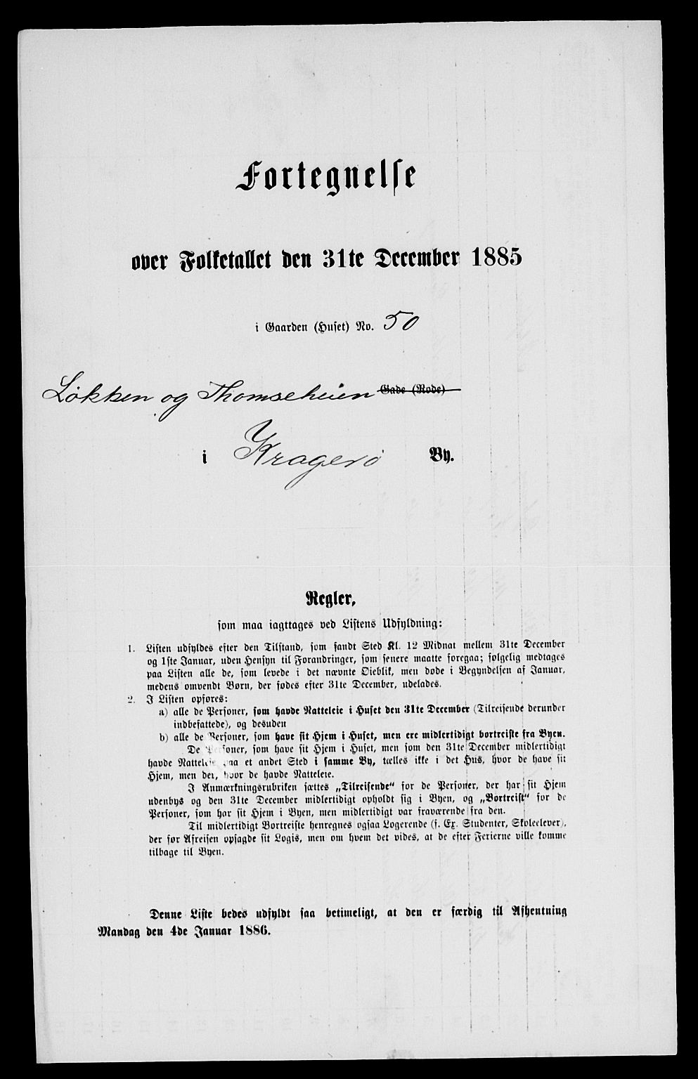 SAKO, Folketelling 1885 for 0801 Kragerø kjøpstad, 1885, s. 755