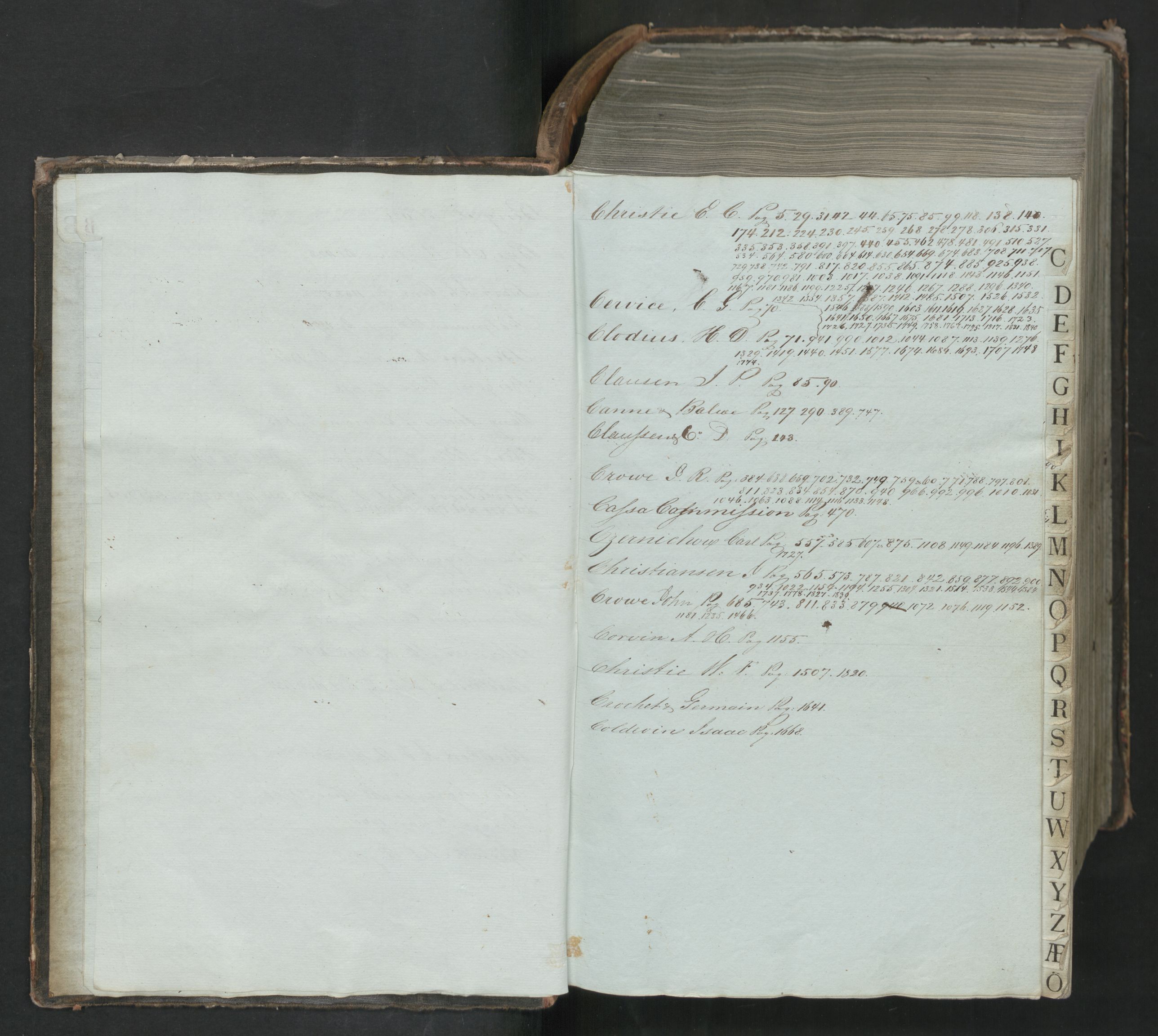 Hoë, Herman & Co, AV/SAT-PA-0280/11/L0035: Kopibok, innenlandsk, 1839-1845