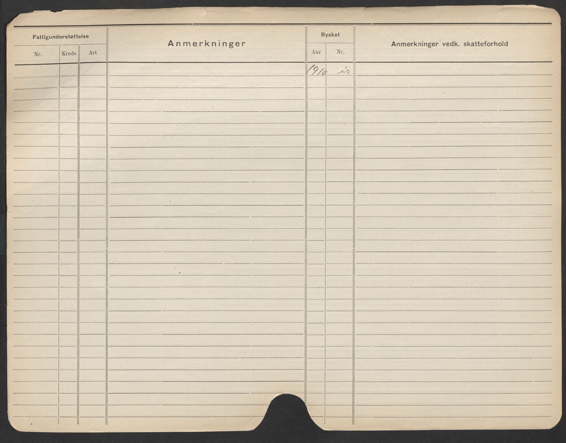Oslo folkeregister, Registerkort, SAO/A-11715/F/Fa/Fac/L0008: Menn, 1906-1914, s. 250b