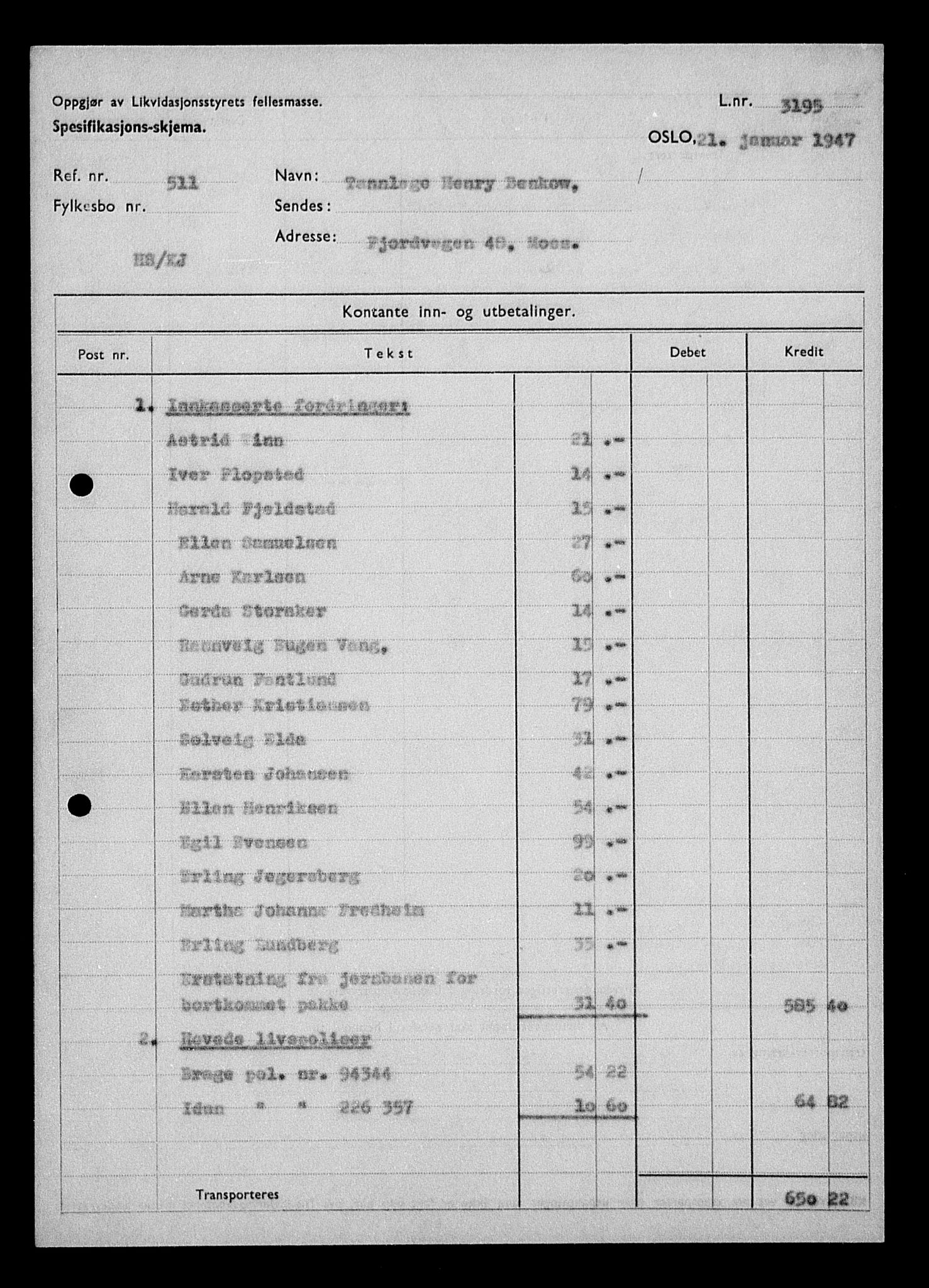 Justisdepartementet, Tilbakeføringskontoret for inndratte formuer, RA/S-1564/H/Hc/Hcd/L0991: --, 1945-1947, s. 47