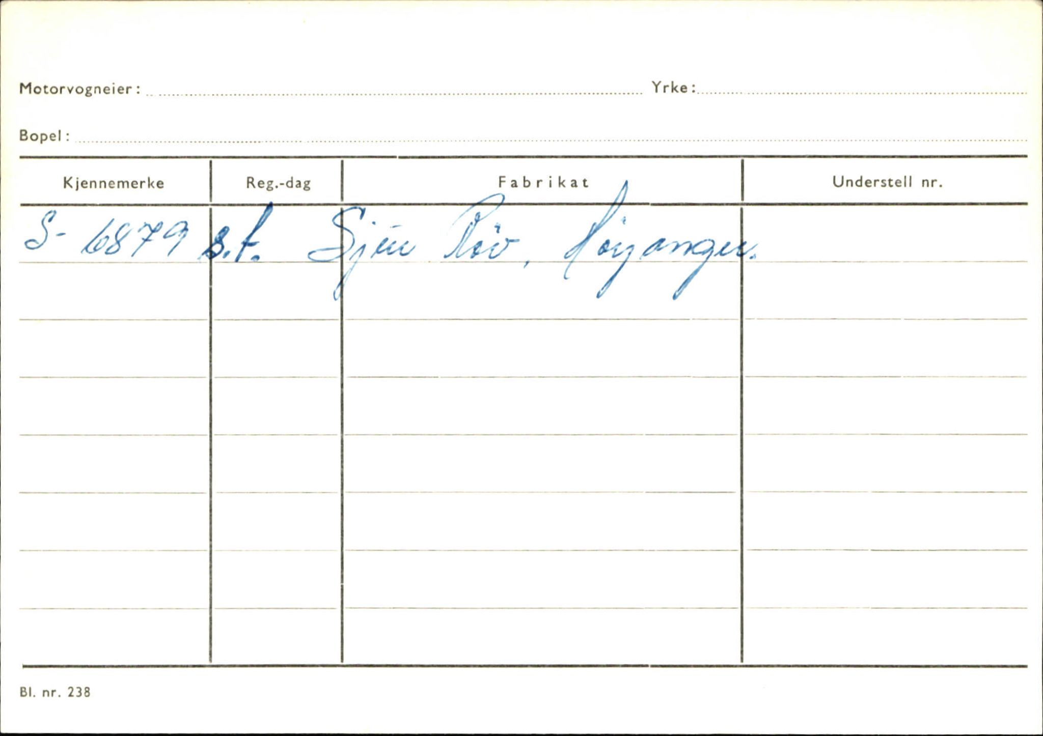 Statens vegvesen, Sogn og Fjordane vegkontor, AV/SAB-A-5301/4/F/L0132: Eigarregister Askvoll A-Å. Balestrand A-Å, 1945-1975, s. 420