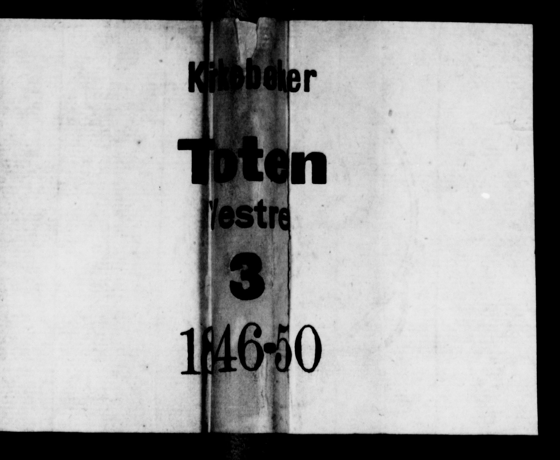 Vestre Toten prestekontor, AV/SAH-PREST-108/H/Ha/Hab/L0003: Klokkerbok nr. 3, 1846-1854