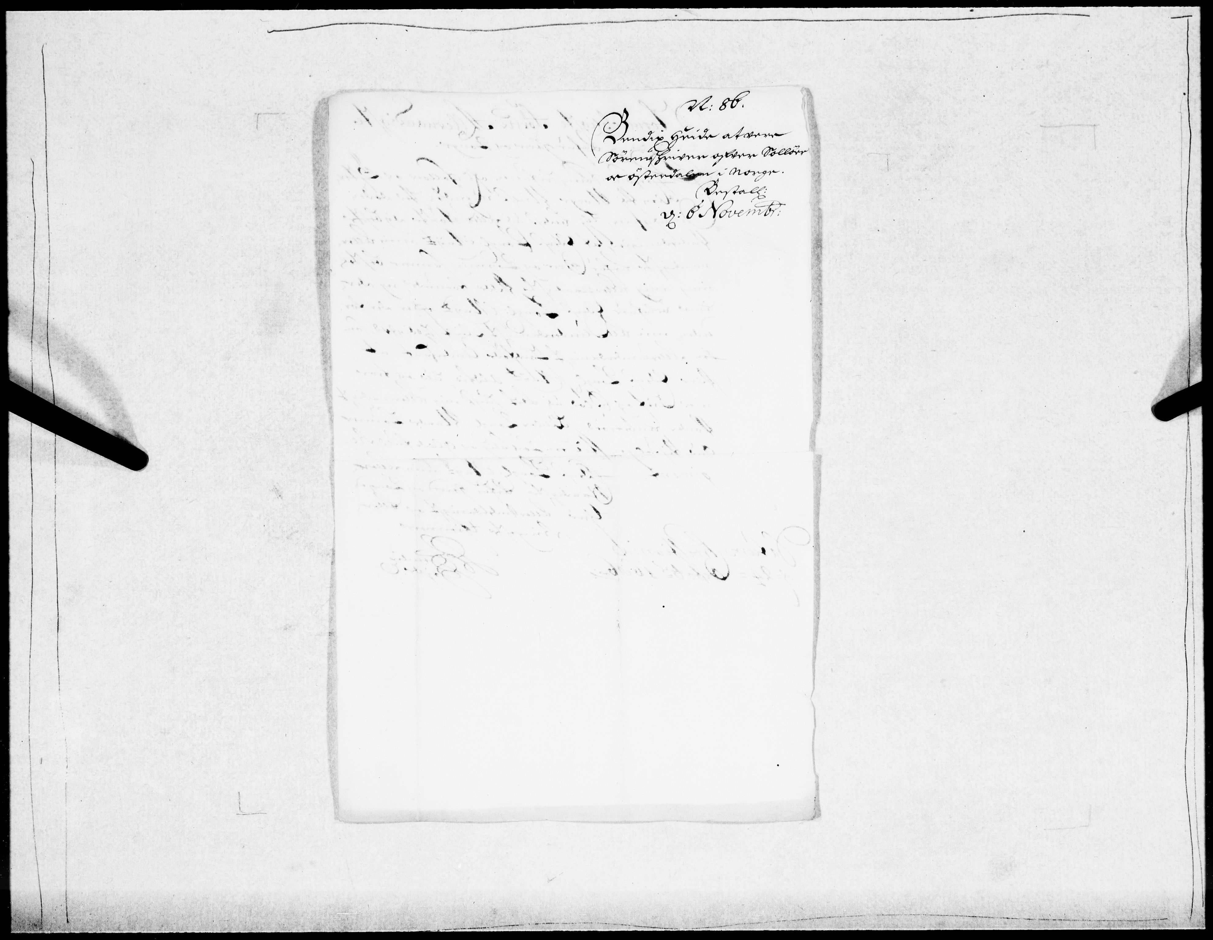 Danske Kanselli 1572-1799, AV/RA-EA-3023/F/Fc/Fcc/Fcca/L0040: Norske innlegg 1572-1799, 1686-1687, s. 238