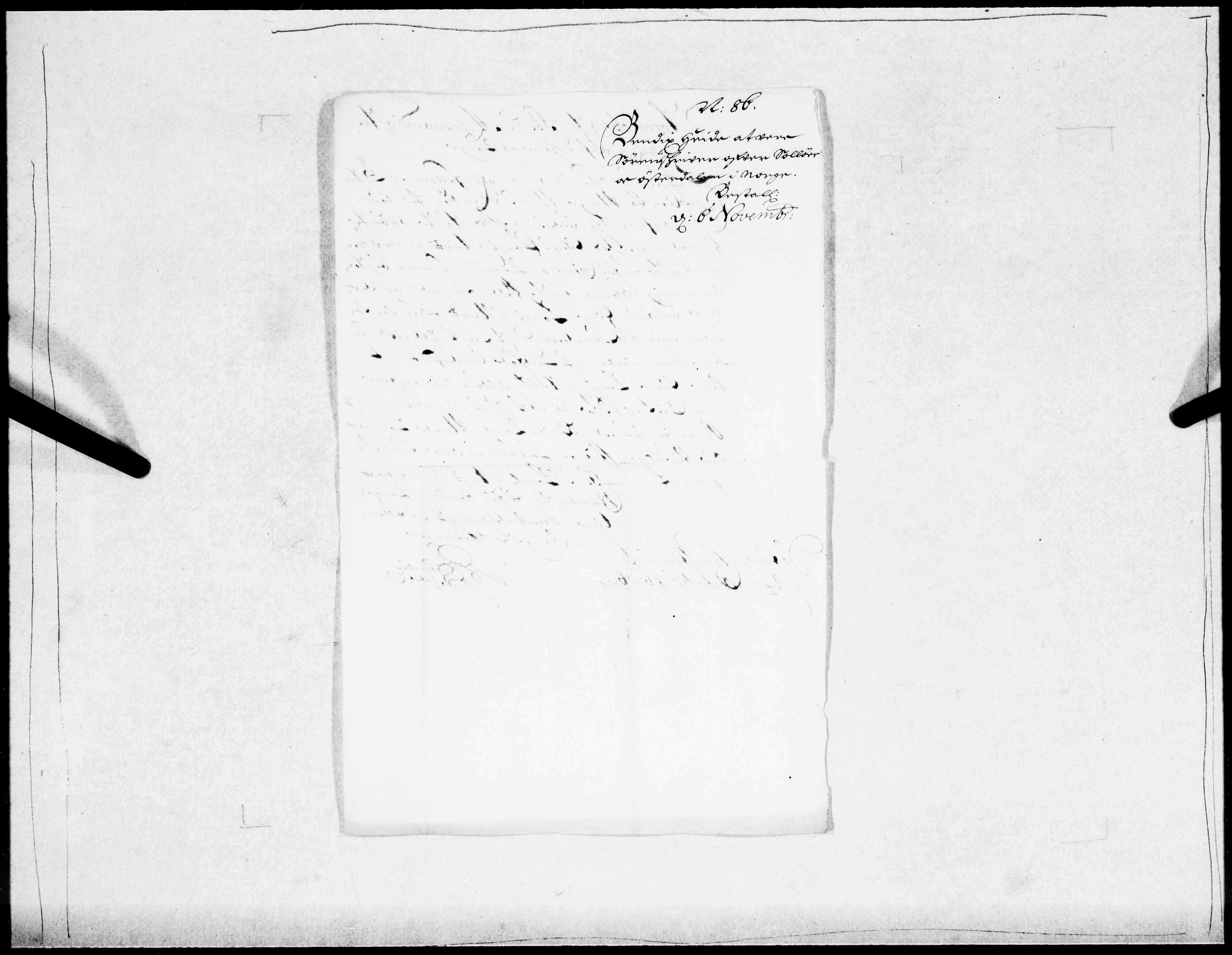 Danske Kanselli 1572-1799, RA/EA-3023/F/Fc/Fcc/Fcca/L0040: Norske innlegg 1572-1799, 1686-1687, s. 238