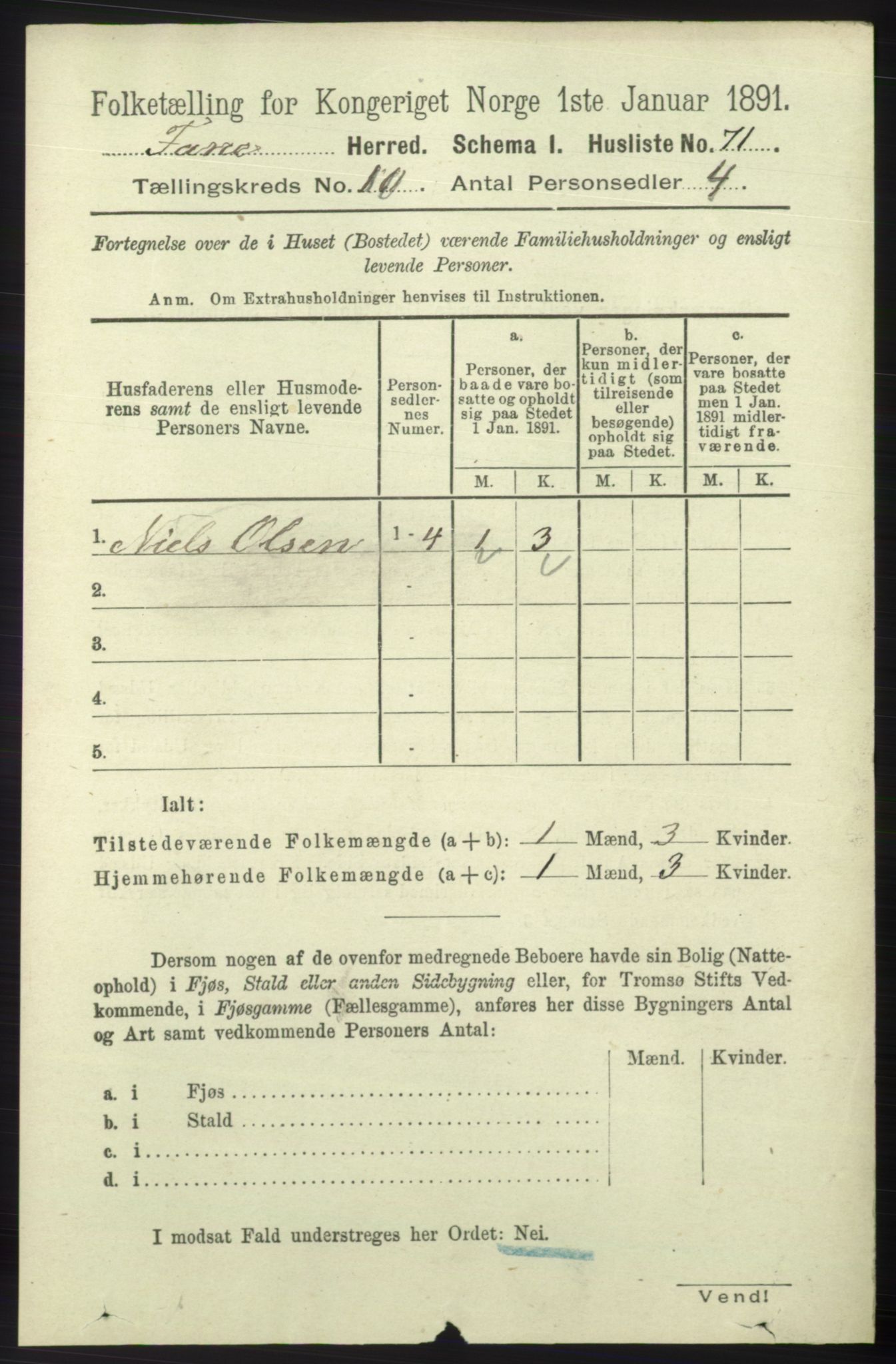 RA, Folketelling 1891 for 1249 Fana herred, 1891, s. 5419