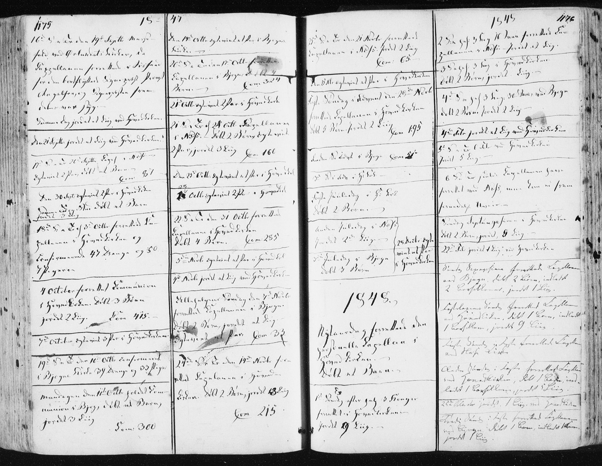 Ministerialprotokoller, klokkerbøker og fødselsregistre - Sør-Trøndelag, AV/SAT-A-1456/659/L0736: Ministerialbok nr. 659A06, 1842-1856, s. 1175-1176