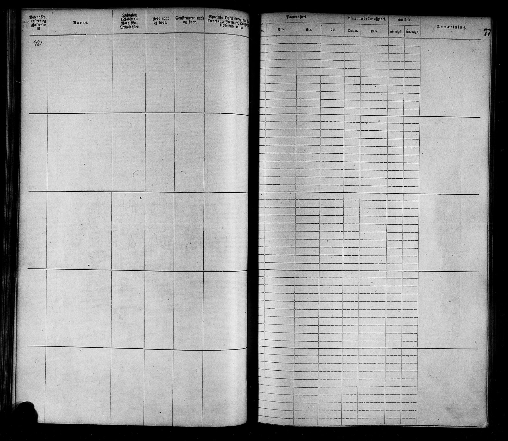 Flekkefjord mønstringskrets, AV/SAK-2031-0018/F/Fa/L0002: Annotasjonsrulle nr 1-1920 med register, N-2, 1870-1891, s. 98