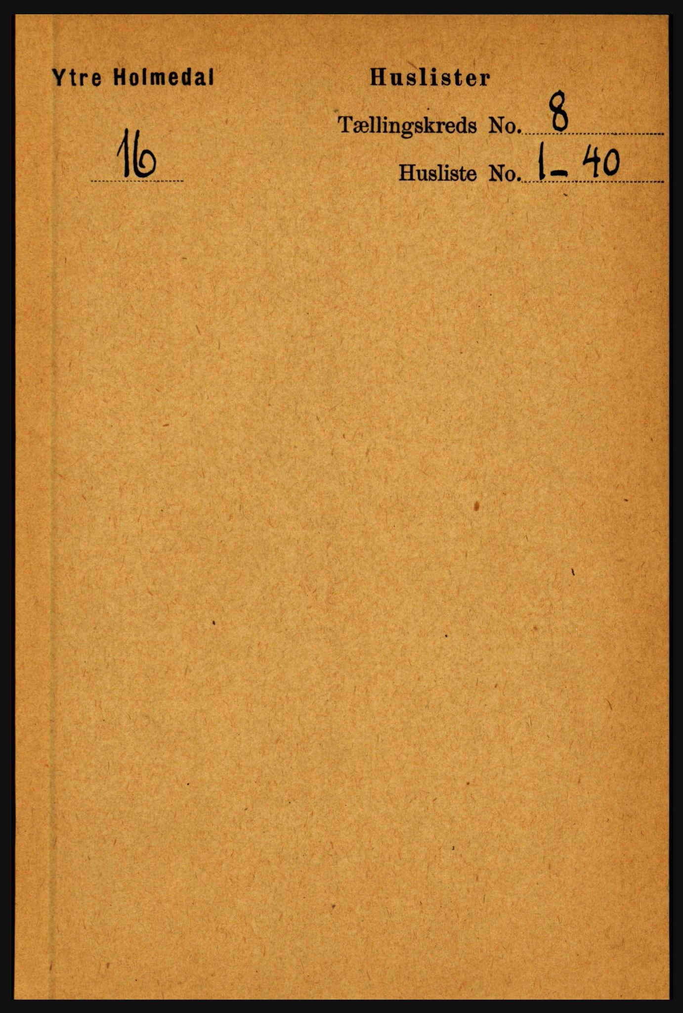 RA, Folketelling 1891 for 1429 Ytre Holmedal herred, 1891, s. 1719