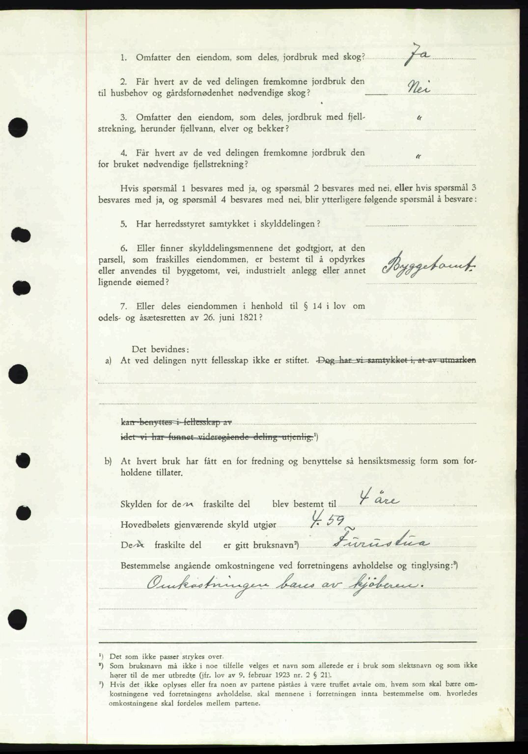 Nedenes sorenskriveri, AV/SAK-1221-0006/G/Gb/Gba/L0054: Pantebok nr. A6c, 1946-1946, Dagboknr: 375/1946