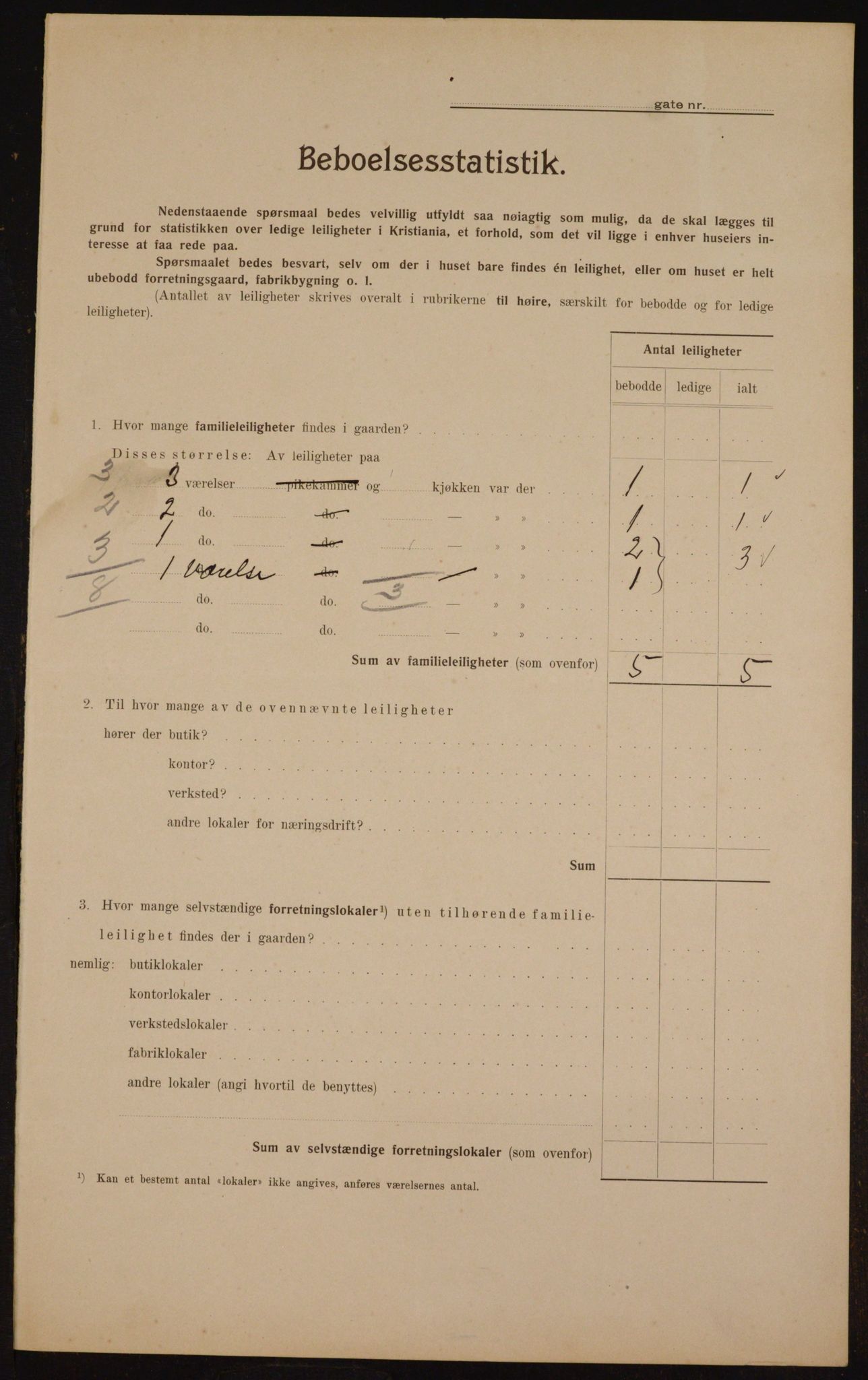 OBA, Kommunal folketelling 1.2.1910 for Kristiania, 1910, s. 91733