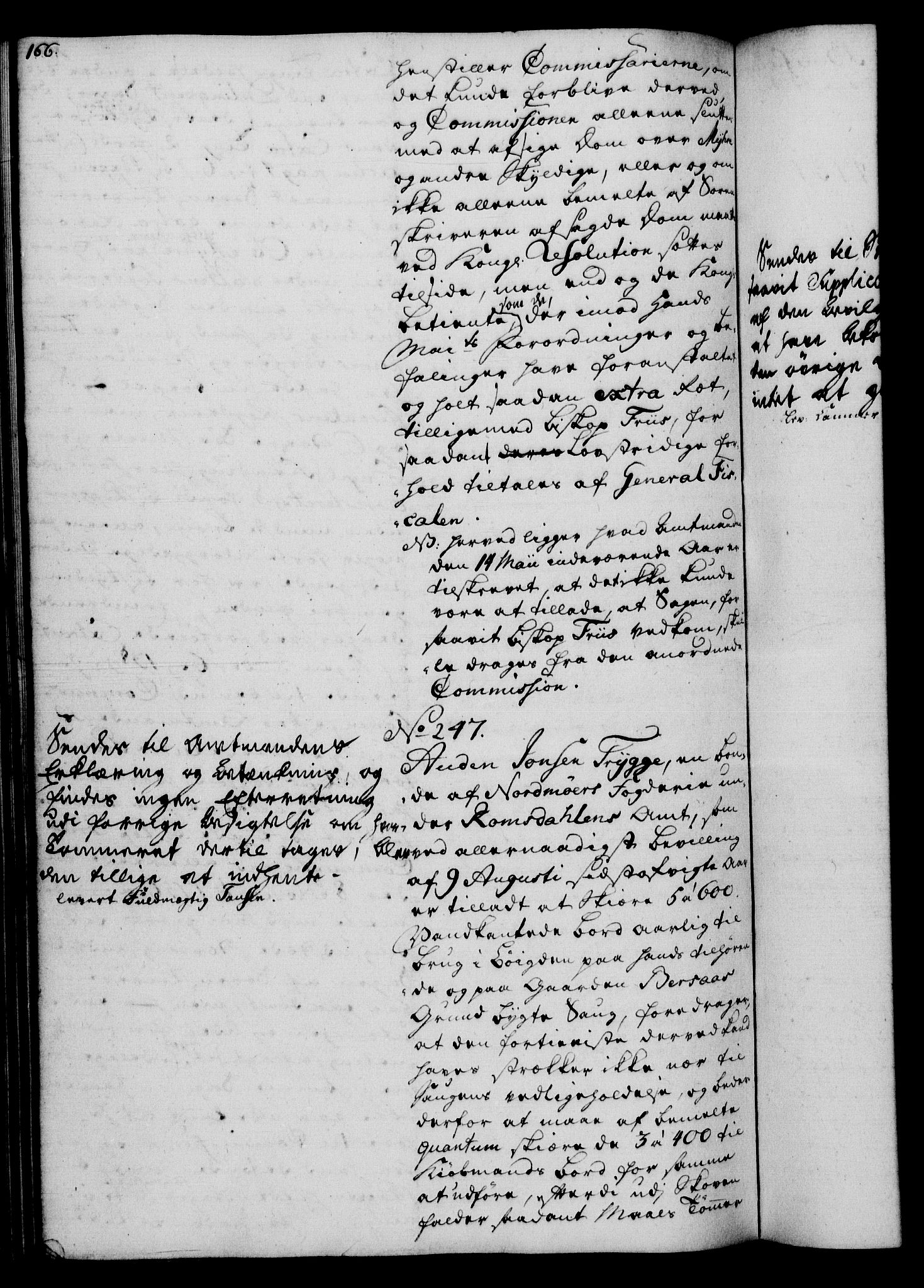 Rentekammeret, Kammerkanselliet, RA/EA-3111/G/Gh/Gha/L0034: Norsk ekstraktmemorialprotokoll (merket RK 53.79), 1756-1759, s. 166