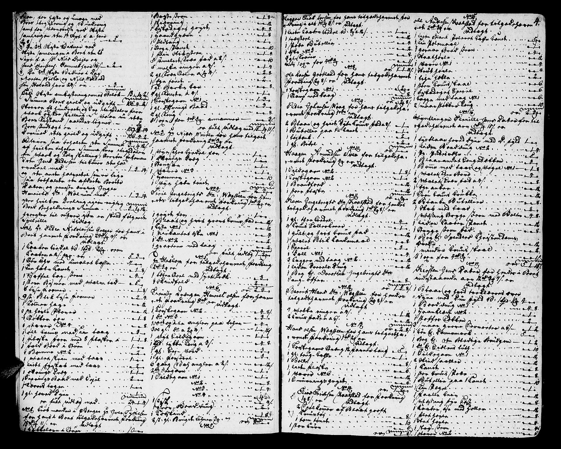 Helgeland sorenskriveri, AV/SAT-A-0004/3/3A/L0070: Skifteprotokoll 18A, 1792-1793, s. 3b-4a
